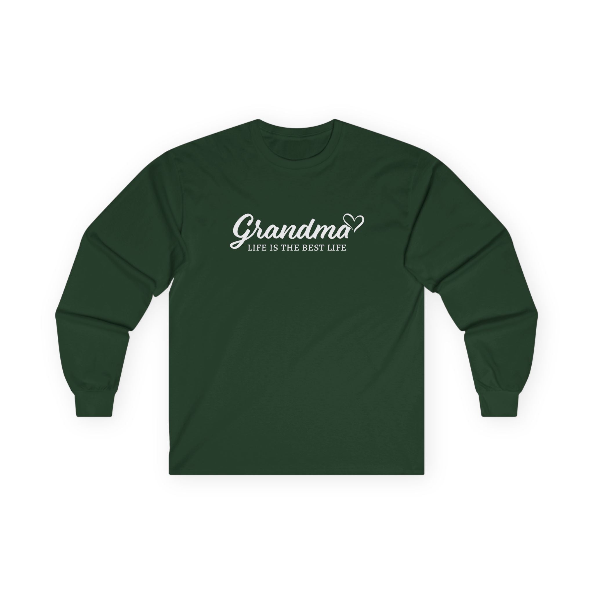 Grandma Long Sleeve Tee - Grandma Life Is The Best Life | Long - sleeve by atgodanddesigns