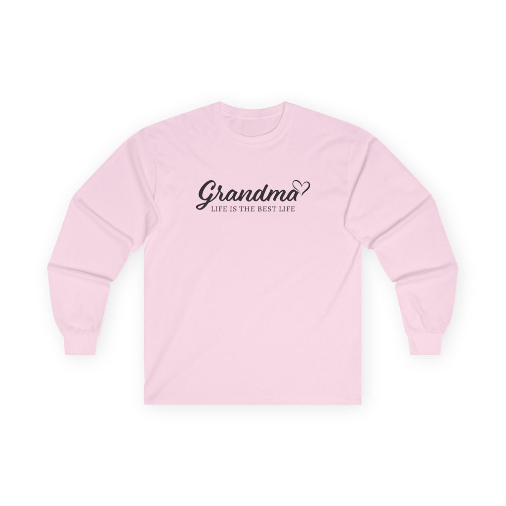 Grandma Long Sleeve Tee - Grandma Life Is The Best Life | Long - sleeve by atgodanddesigns