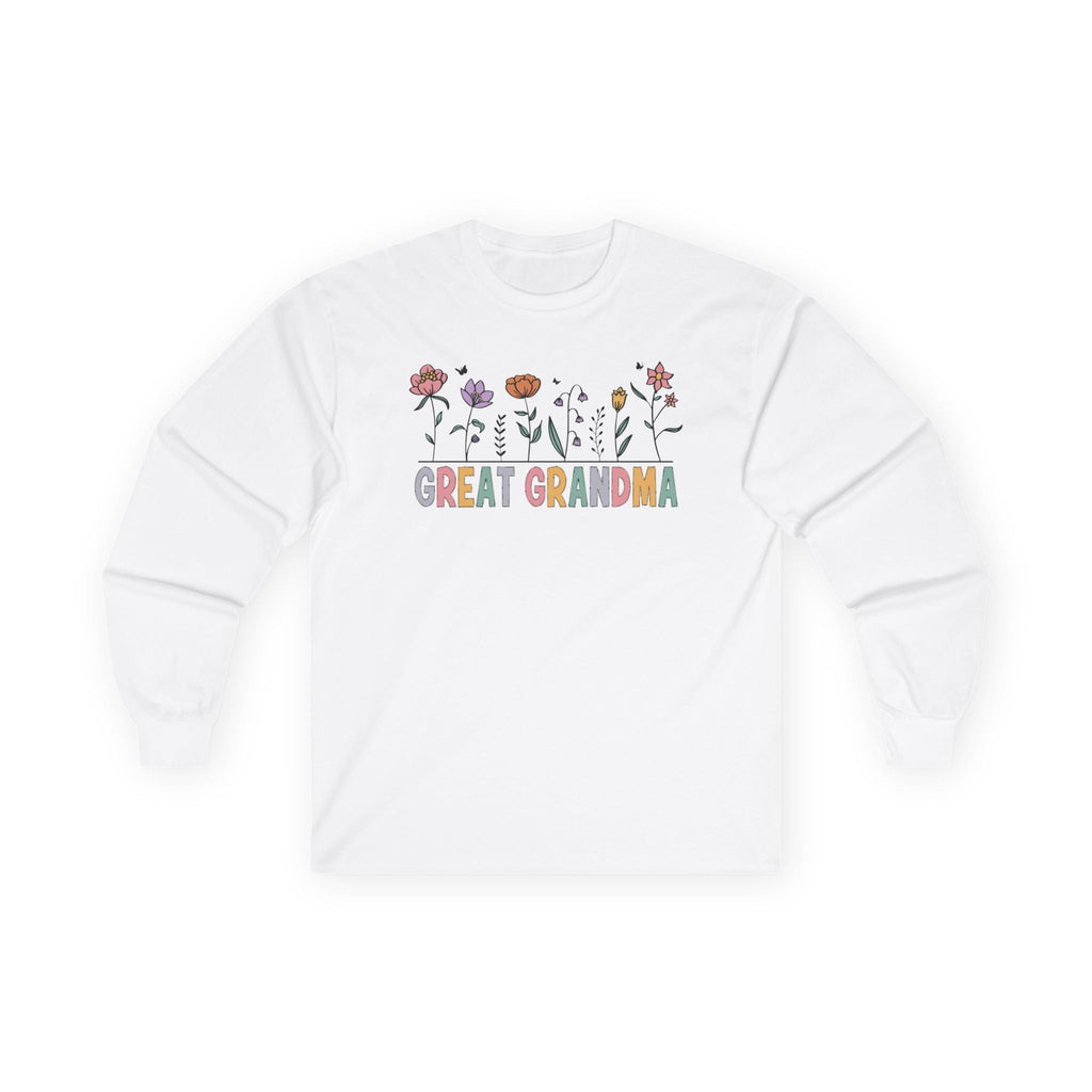 Grandma long Sleeve Tee - Great Grandma | Long - sleeve by atgodanddesigns