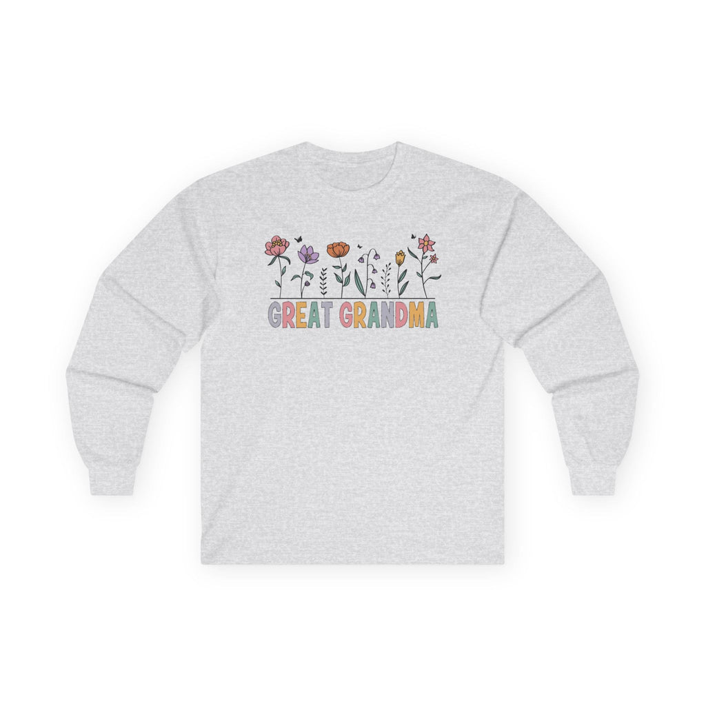 Grandma long Sleeve Tee - Great Grandma | Long - sleeve by atgodanddesigns