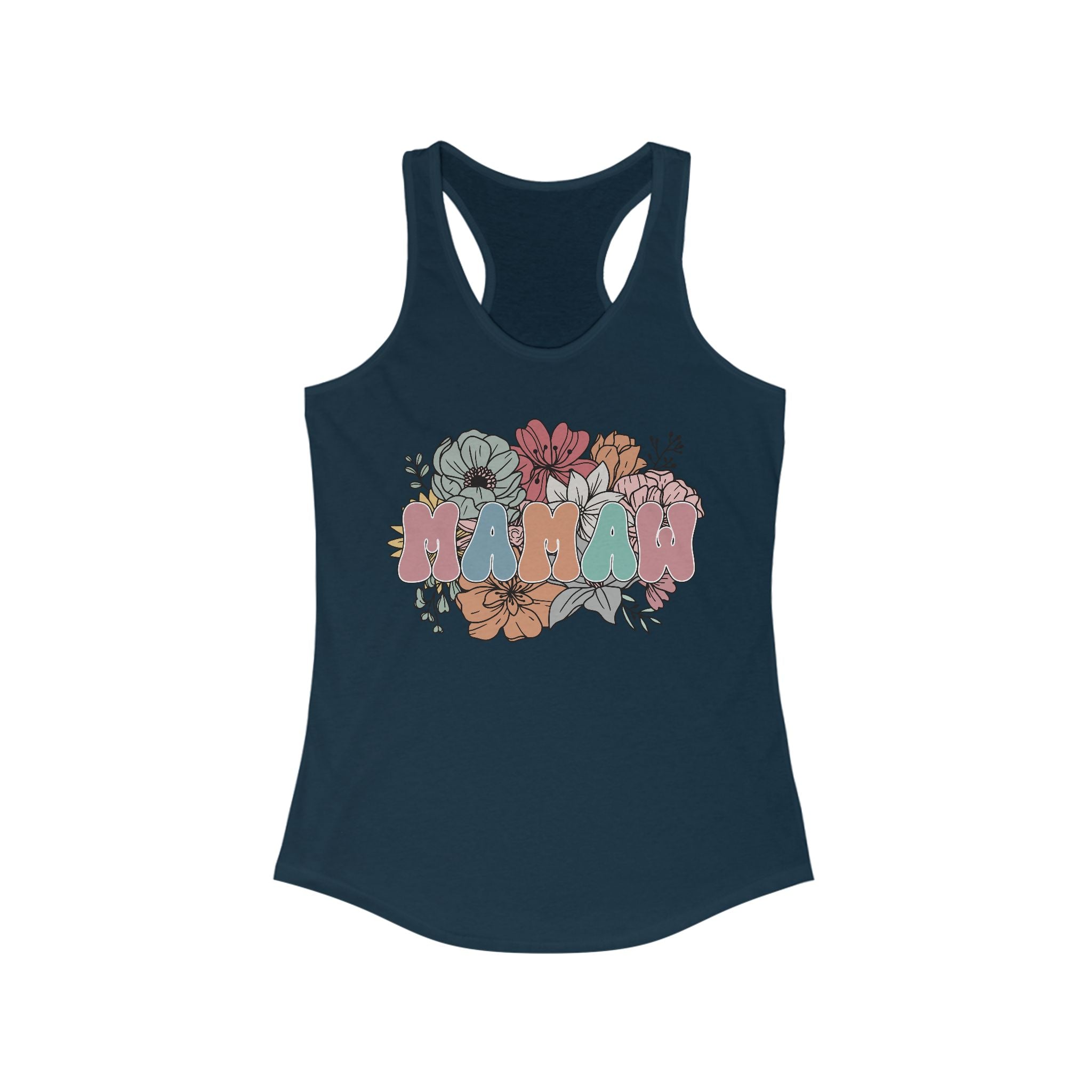 Grandma Racerback Tank - MAMAW | Tank Top by atgodanddesigns