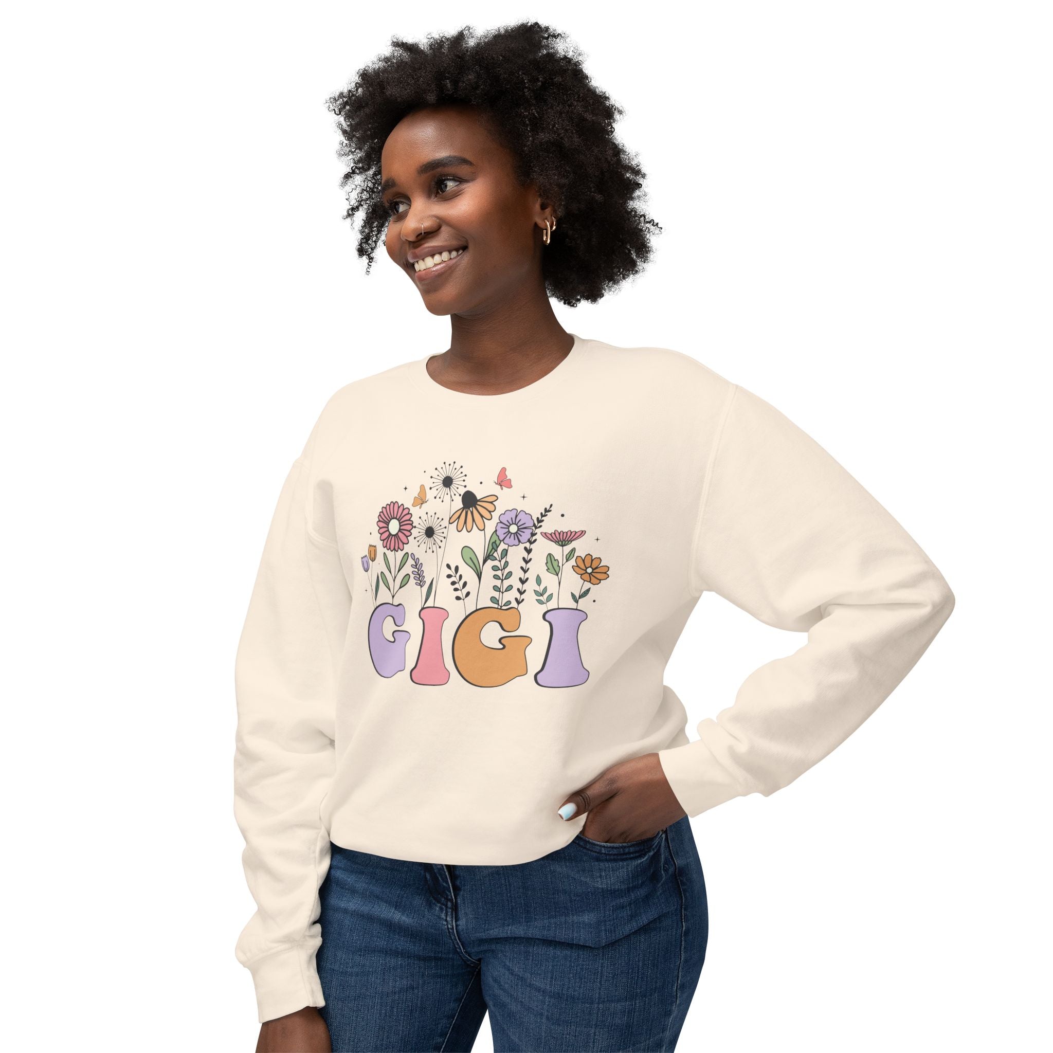 Grandma Sweatshirt - GIGI | Sweatshirt by atgodanddesigns