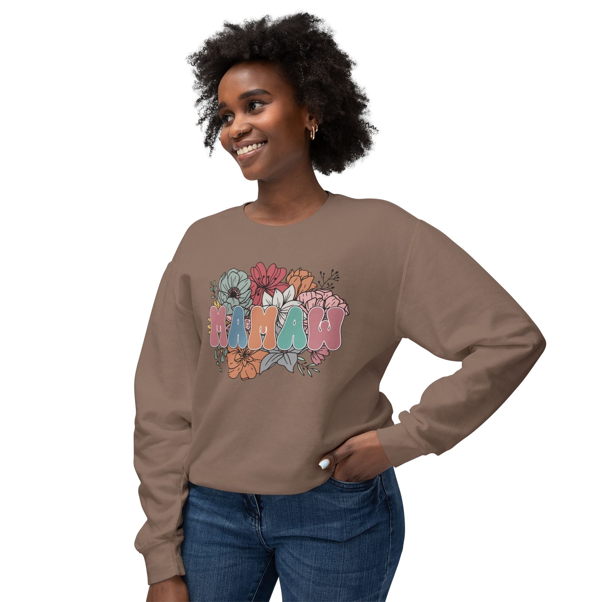 Grandma Sweatshirt - MAMAW | Sweatshirt by atgodanddesigns