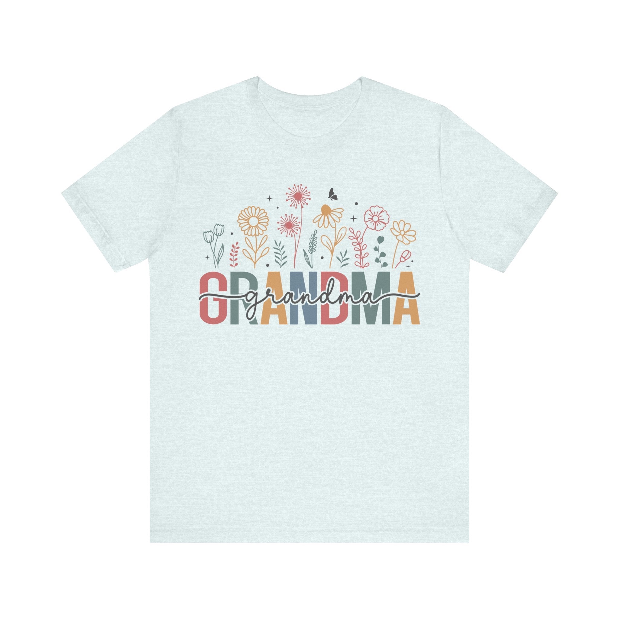 Grandma T-Shirt - Grandma Floral | T-Shirt by atgodanddesigns