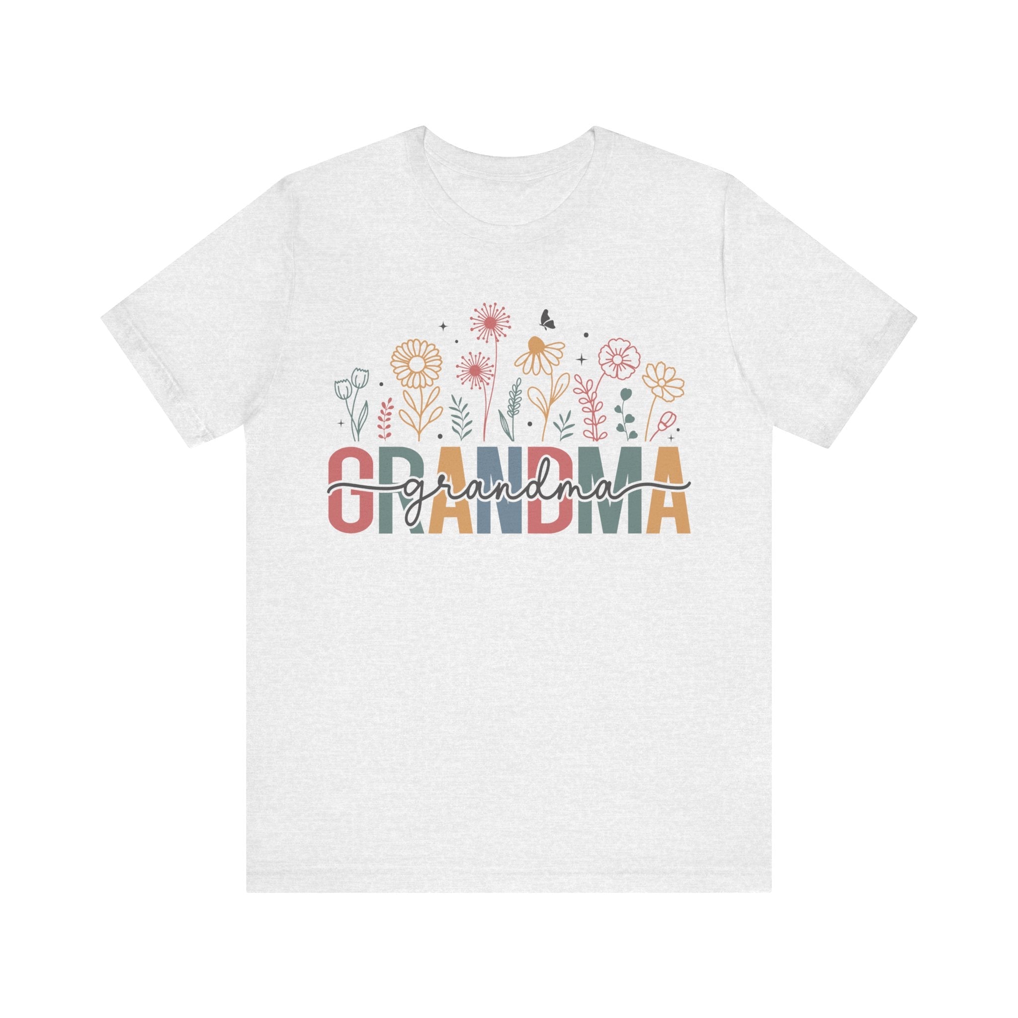 Grandma T-Shirt - Grandma Floral | T-Shirt by atgodanddesigns