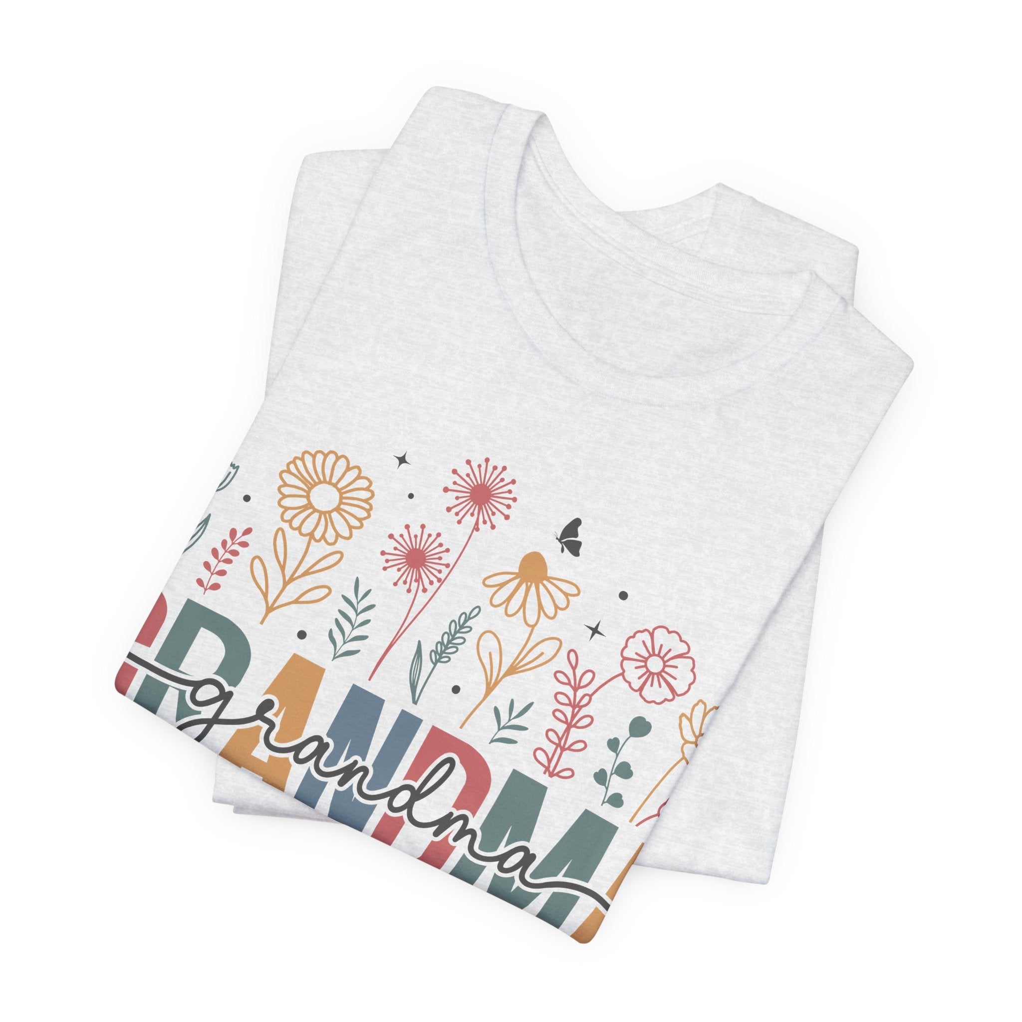Grandma T-Shirt - Grandma Floral | T-Shirt by atgodanddesigns
