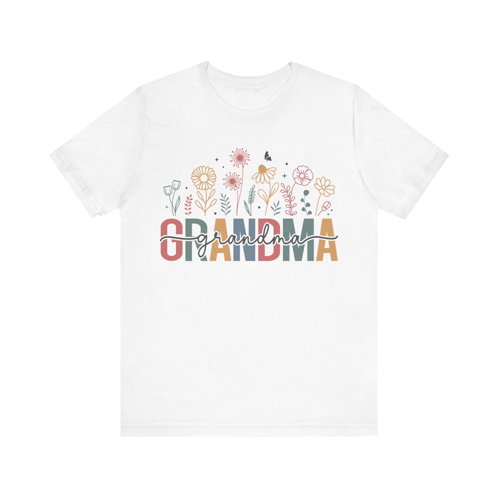 Grandma T-Shirt - Grandma Floral | T-Shirt by atgodanddesigns