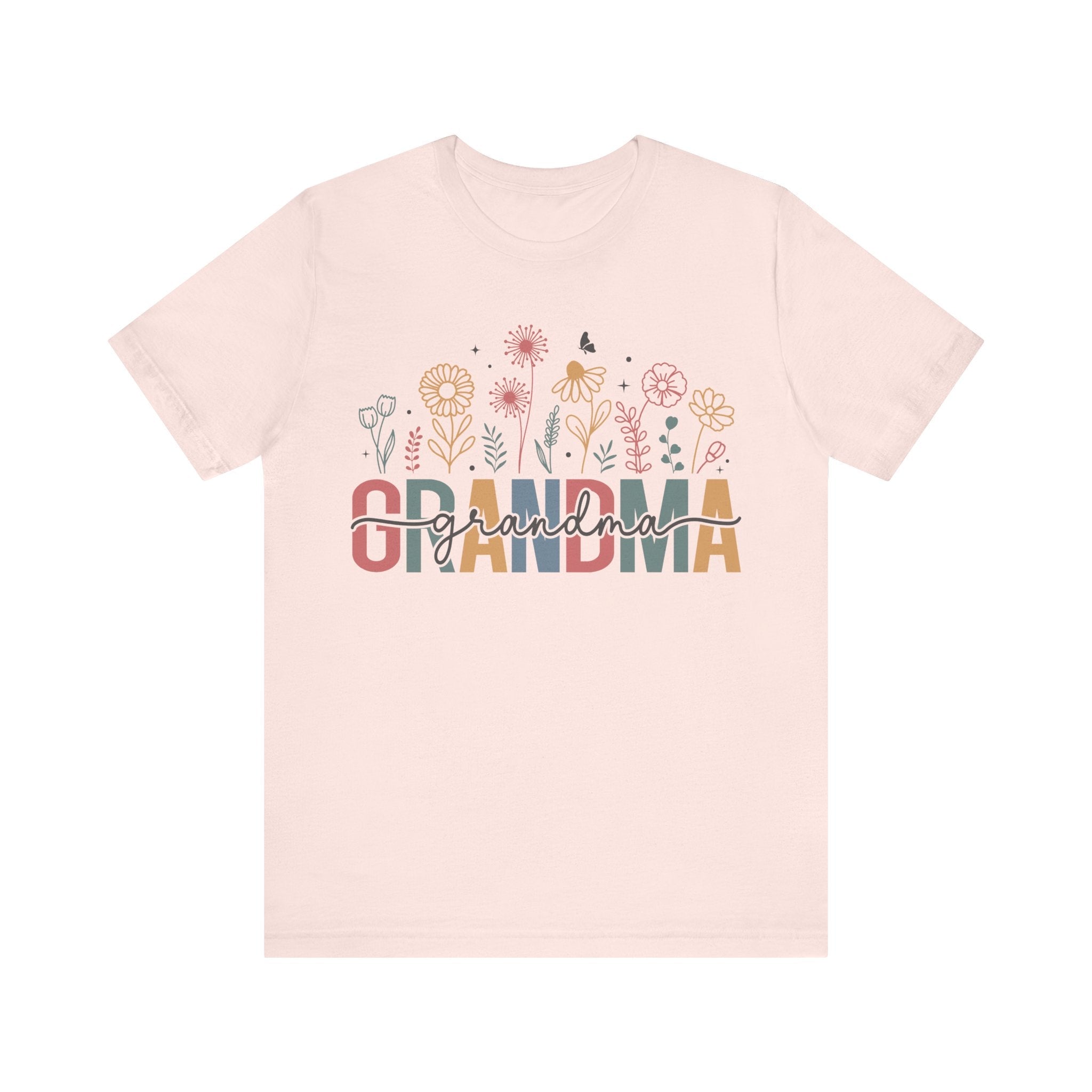 Grandma T-Shirt - Grandma Floral | T-Shirt by atgodanddesigns
