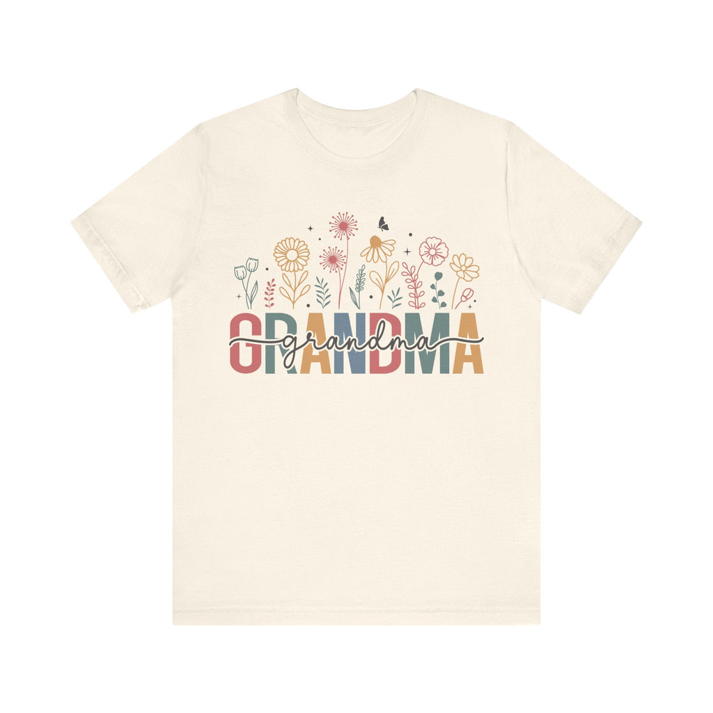 Grandma T-Shirt - Grandma Floral | T-Shirt by atgodanddesigns