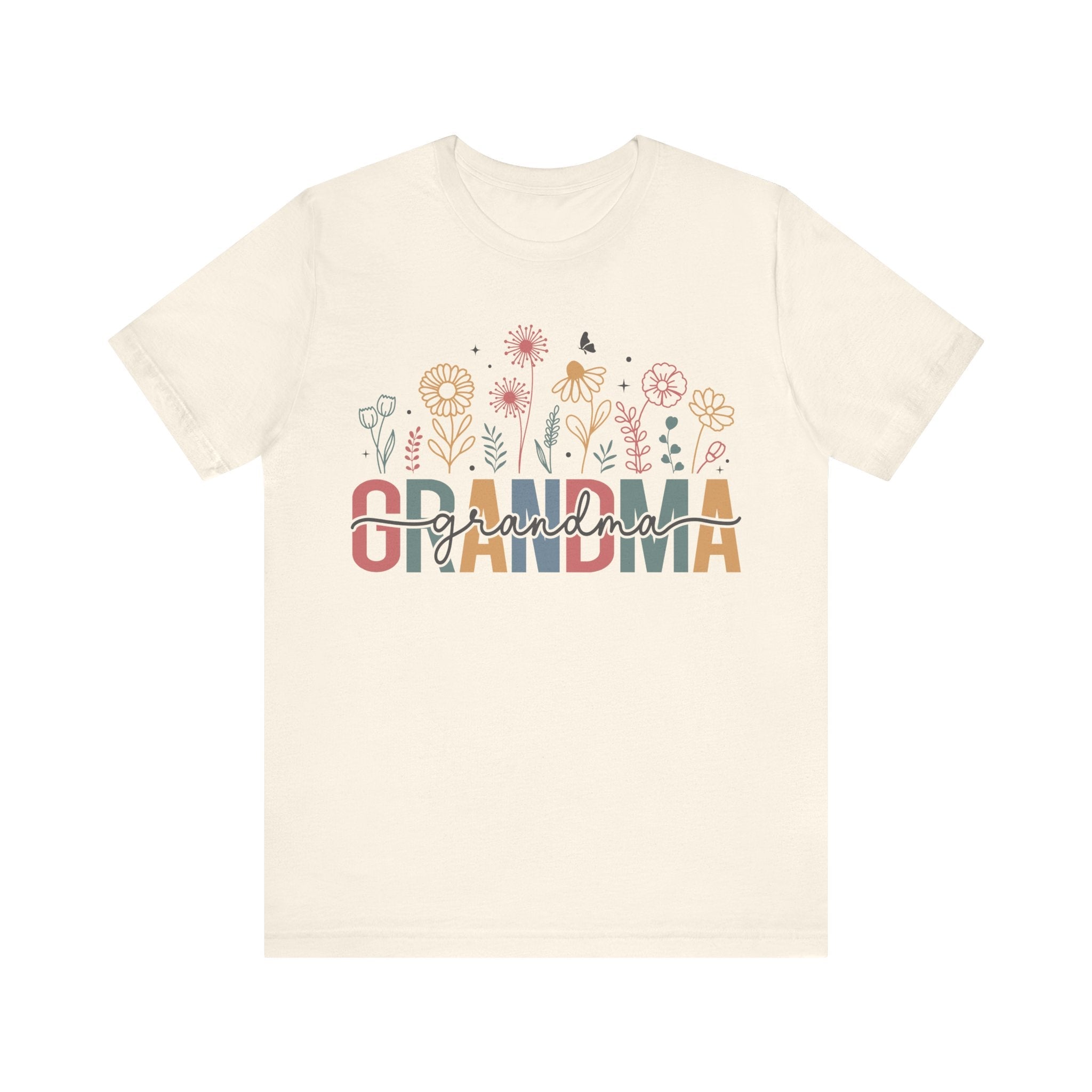 Grandma T-Shirt - Grandma Floral | T-Shirt by atgodanddesigns