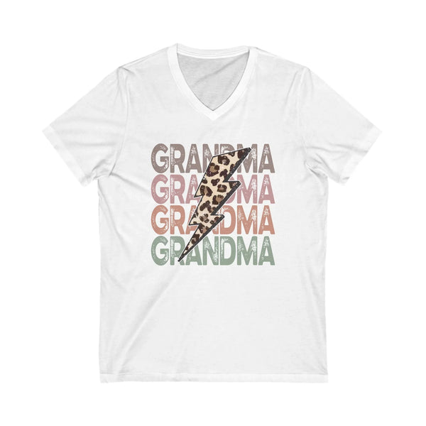 Grandma T-Shirt - Grandma Grandma Grandma Grandma | V - neck by atgodanddesigns