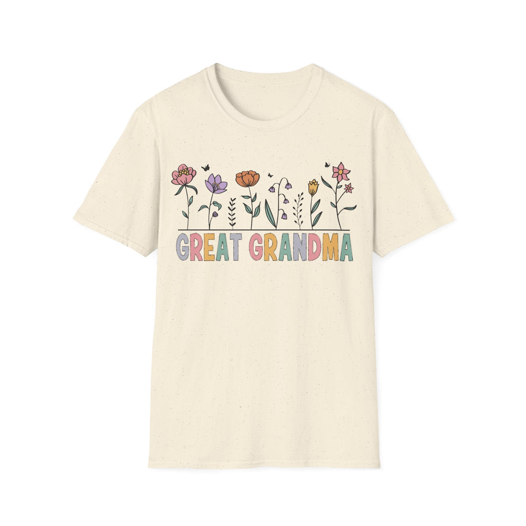 Grandma T-Shirt - Great Grandma | T-Shirt by atgodanddesigns