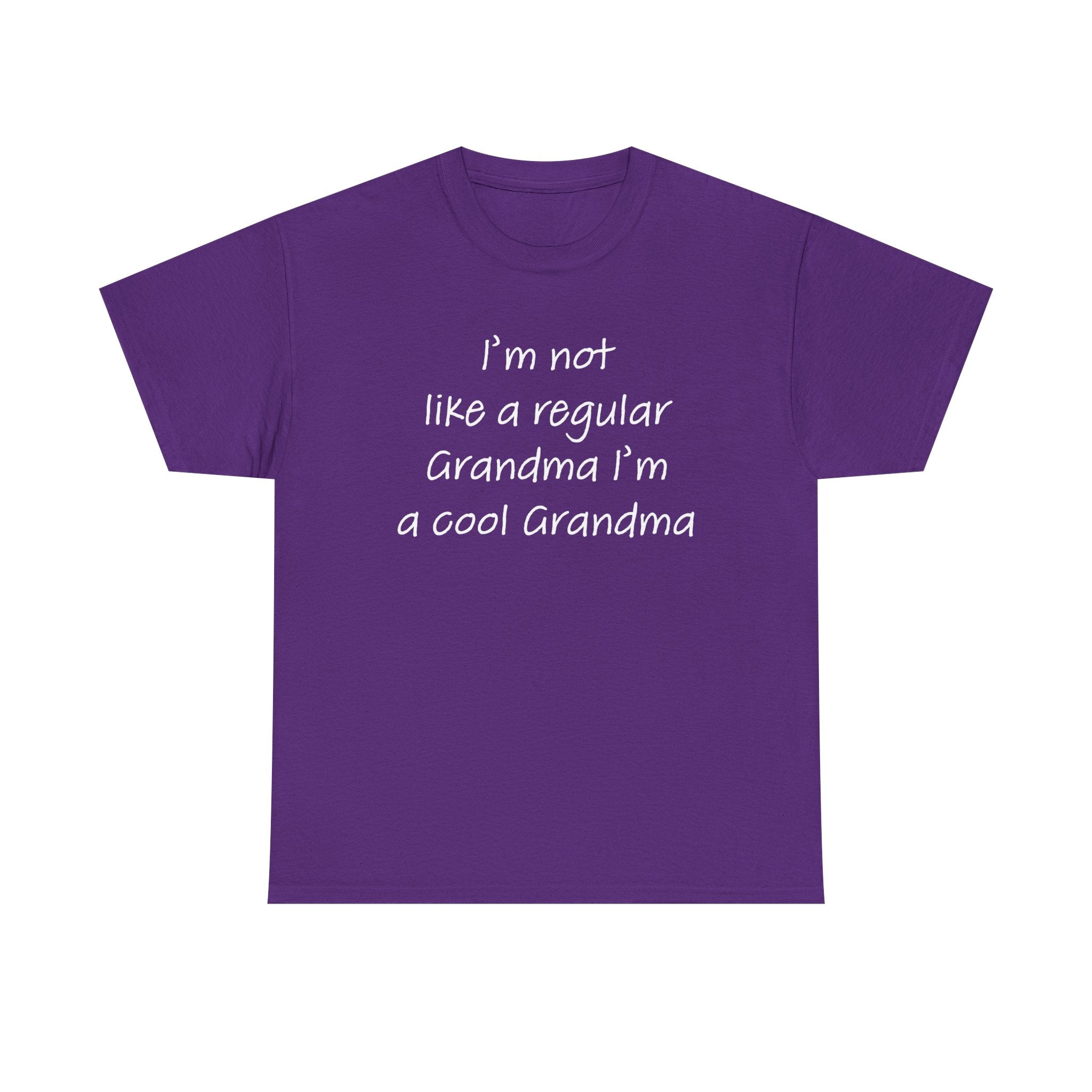 Grandma T-Shirt - I'm Not Like A Regular Grandma | T-Shirt by atgodanddesigns