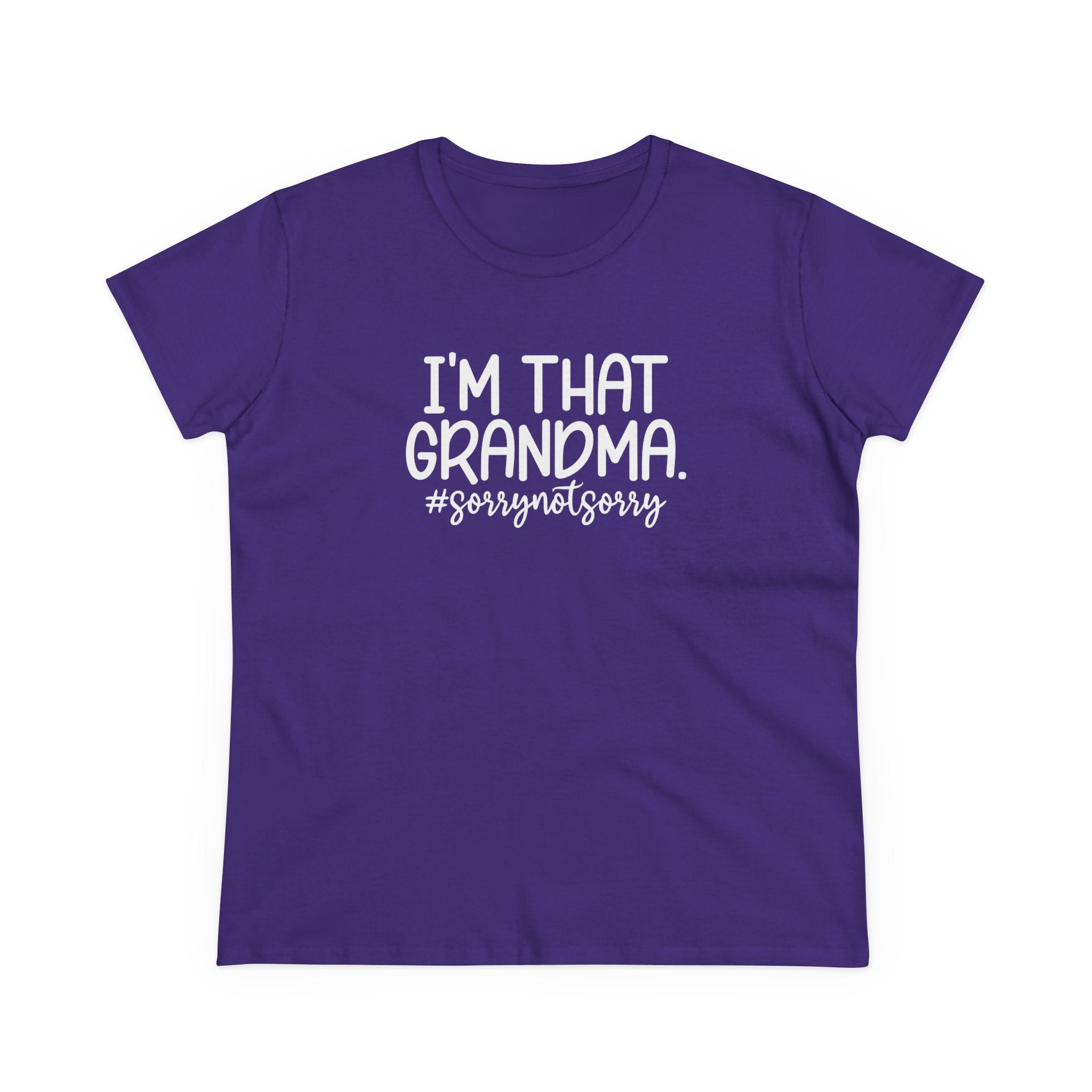 Grandma T-Shirt - I'm That Grandma sorrynotsorry | T-Shirt by atgodanddesigns