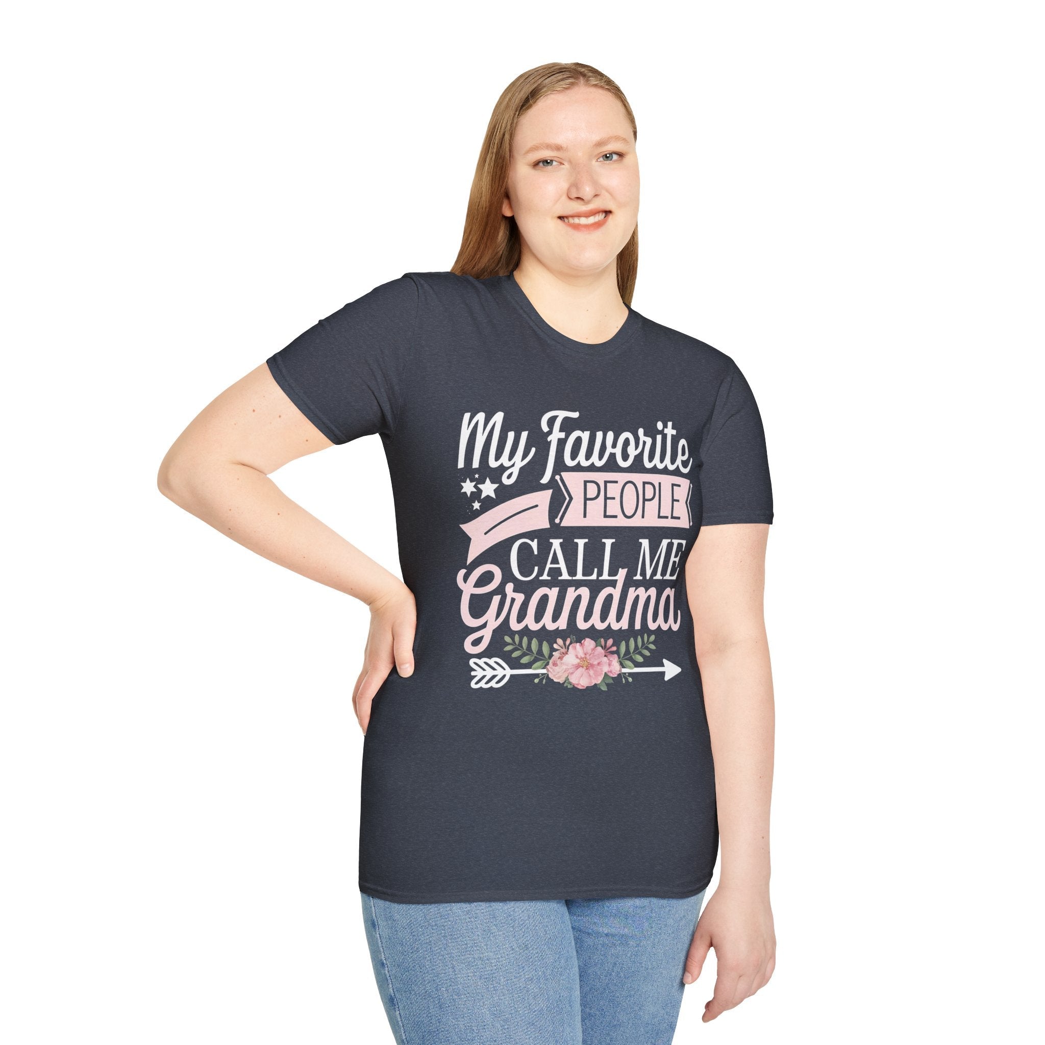 Grandma T-Shirt - My Favorite People Call Me Grandma | T-Shirt by atgodanddesigns