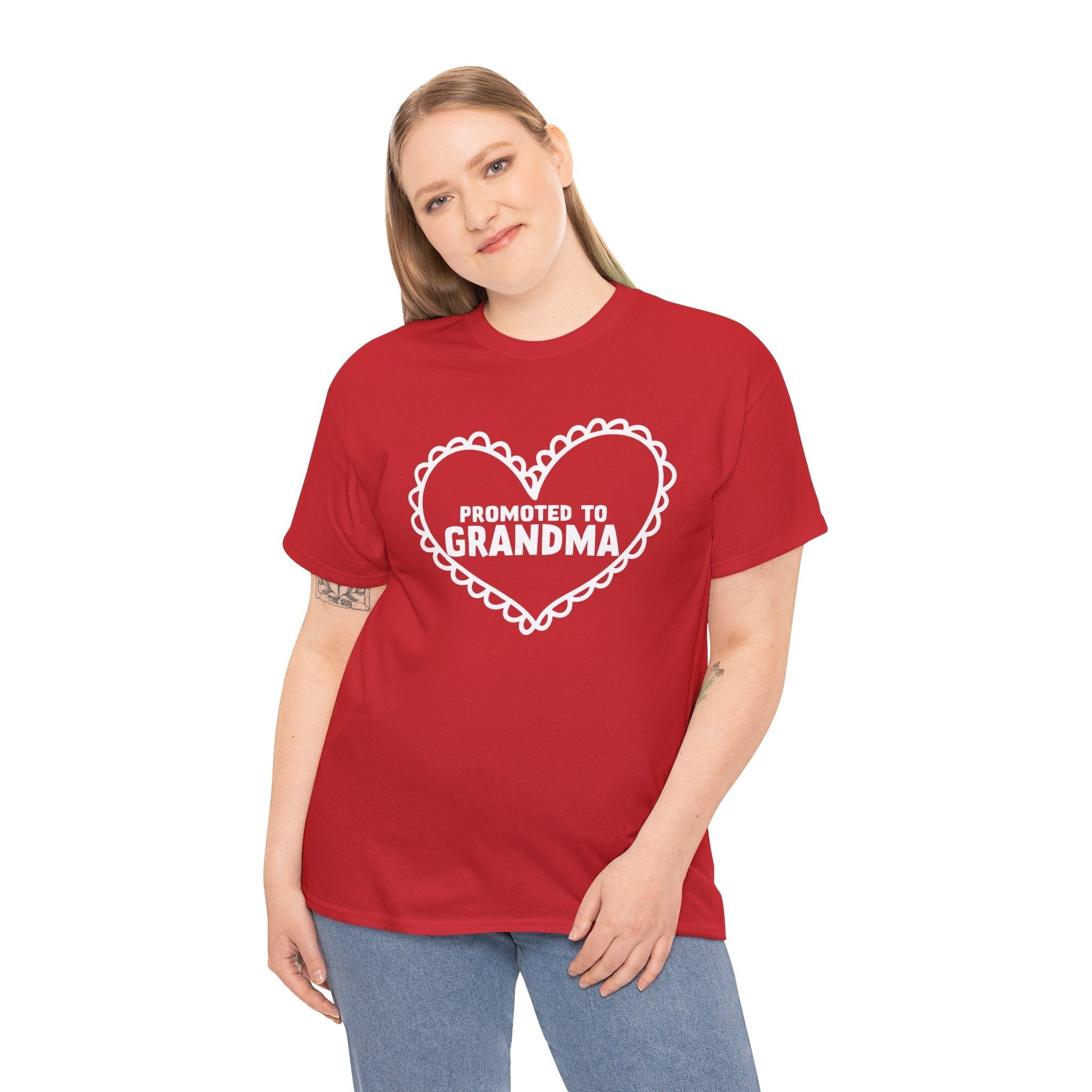 Grandma T-Shirt - Promoted To Grandma | T-Shirt by atgodanddesigns
