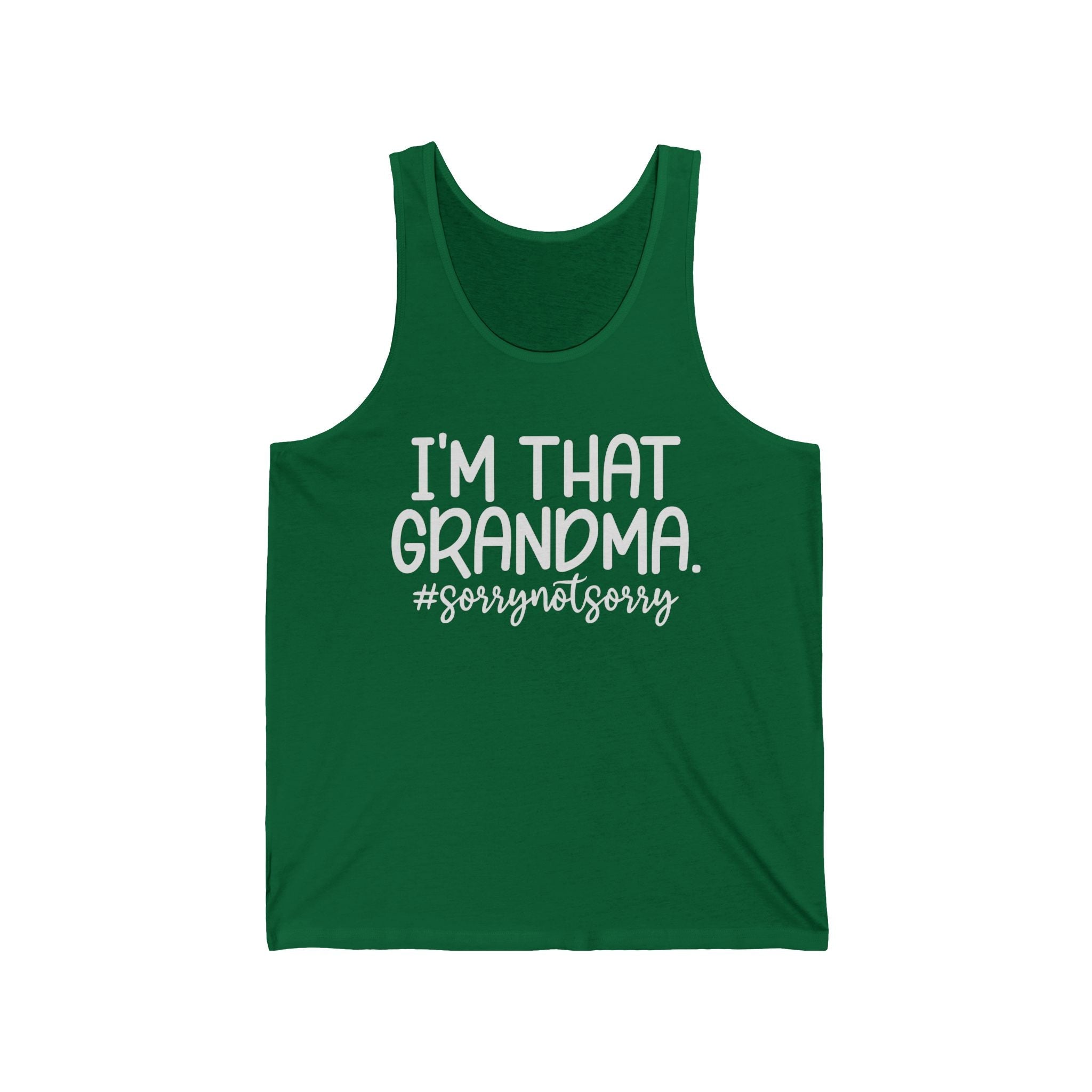 Grandma Tank - I'm That Grandma sorrynotsorry | Tank Top by atgodanddesigns