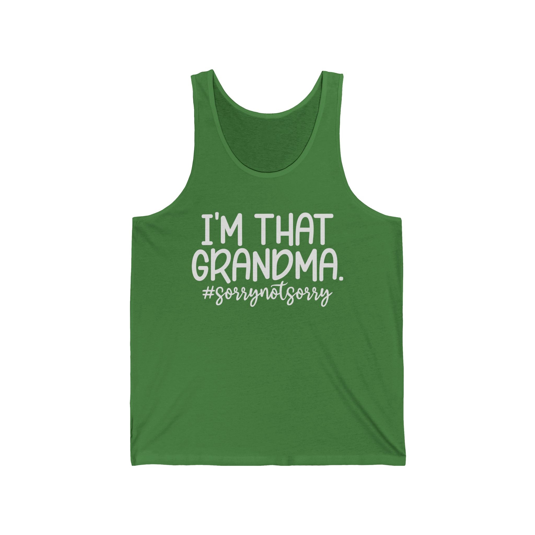 Grandma Tank - I'm That Grandma sorrynotsorry | Tank Top by atgodanddesigns