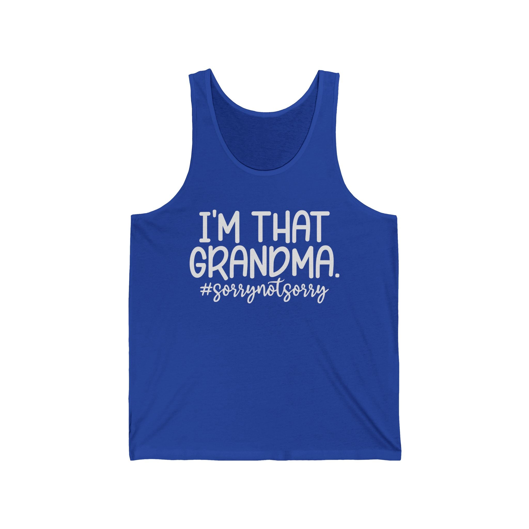 Grandma Tank - I'm That Grandma sorrynotsorry | Tank Top by atgodanddesigns