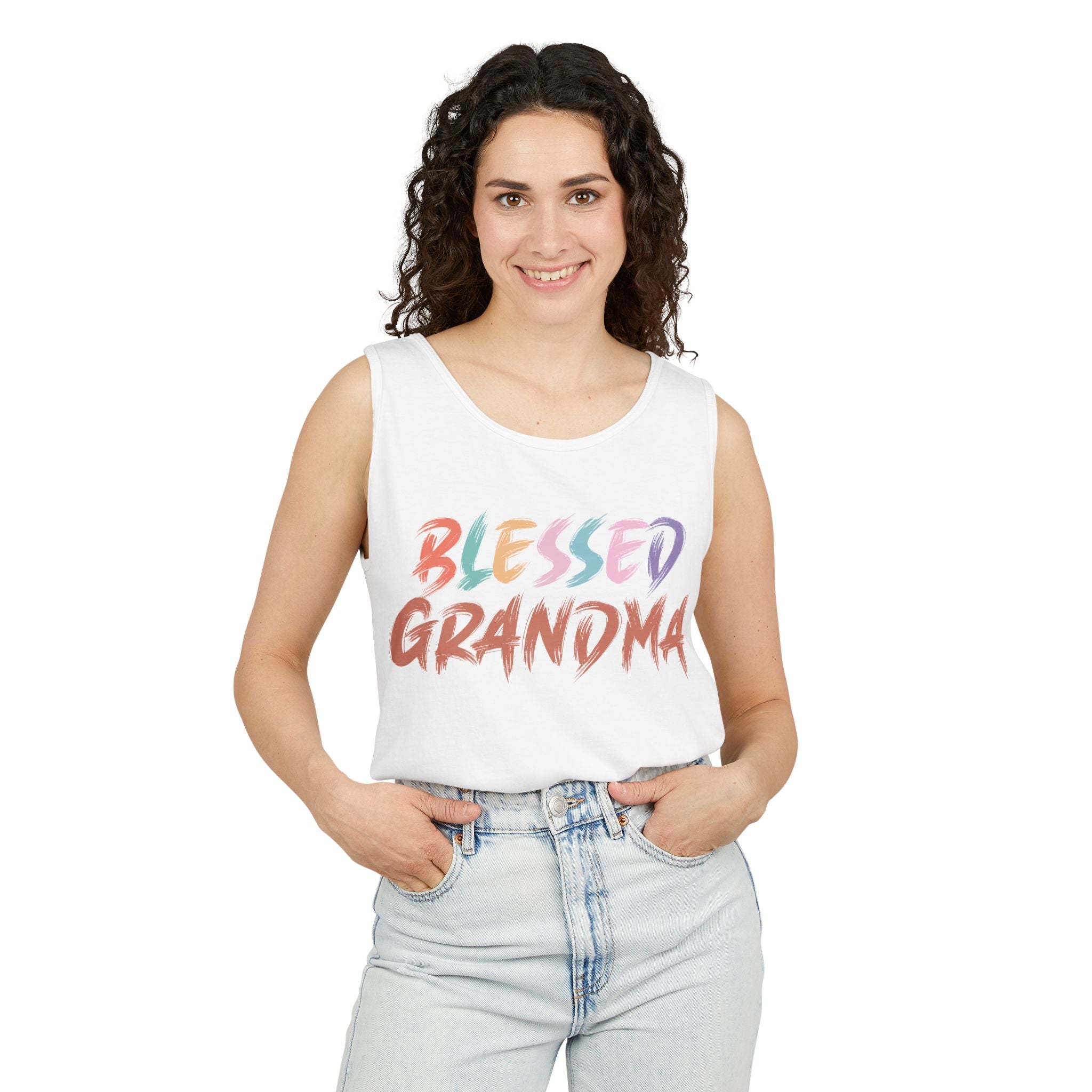 Grandma Tank Top - Blessed Grandma | Tank Top by atgodanddesigns