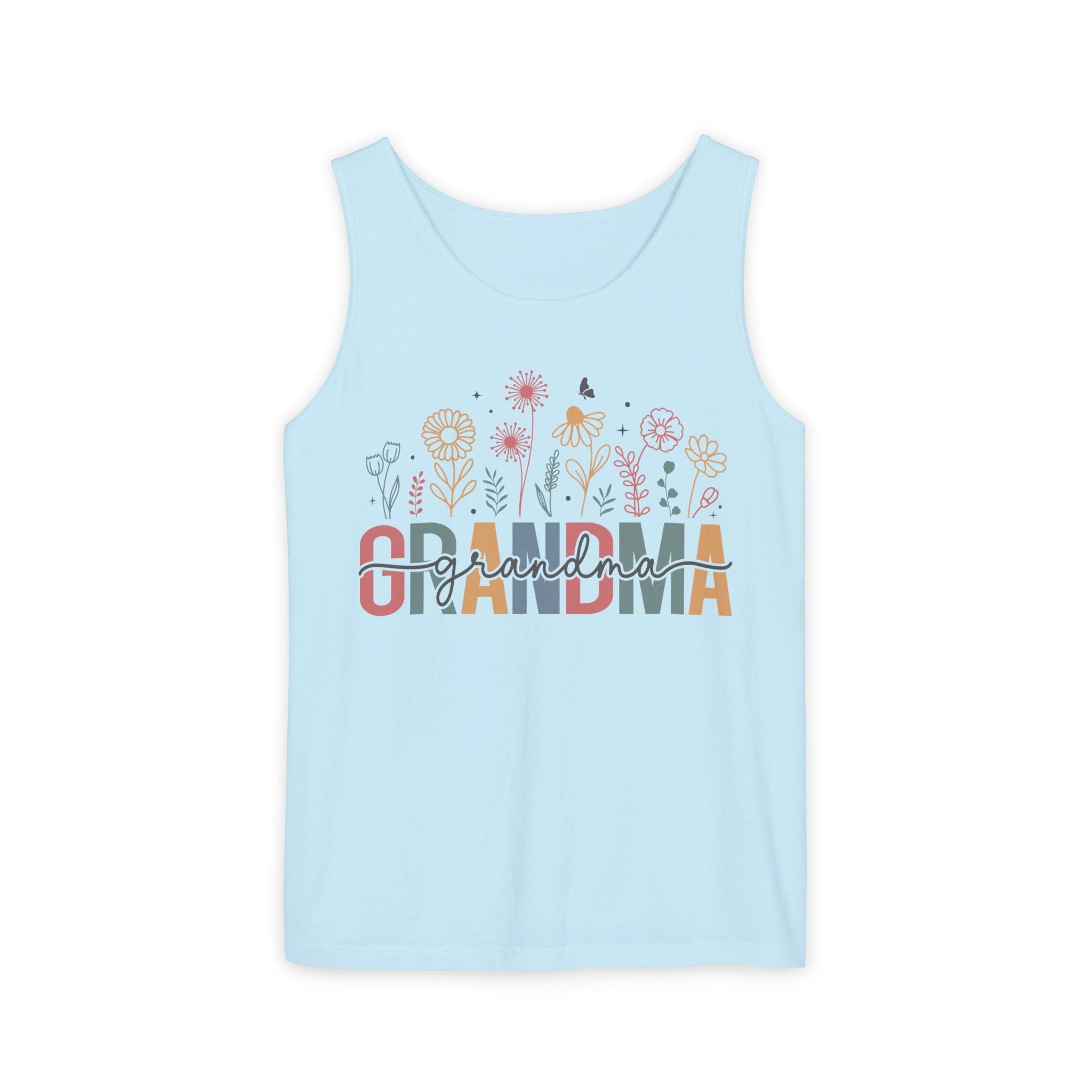 Grandma Tank Top - Grandma Floral | Tank Top by atgodanddesigns