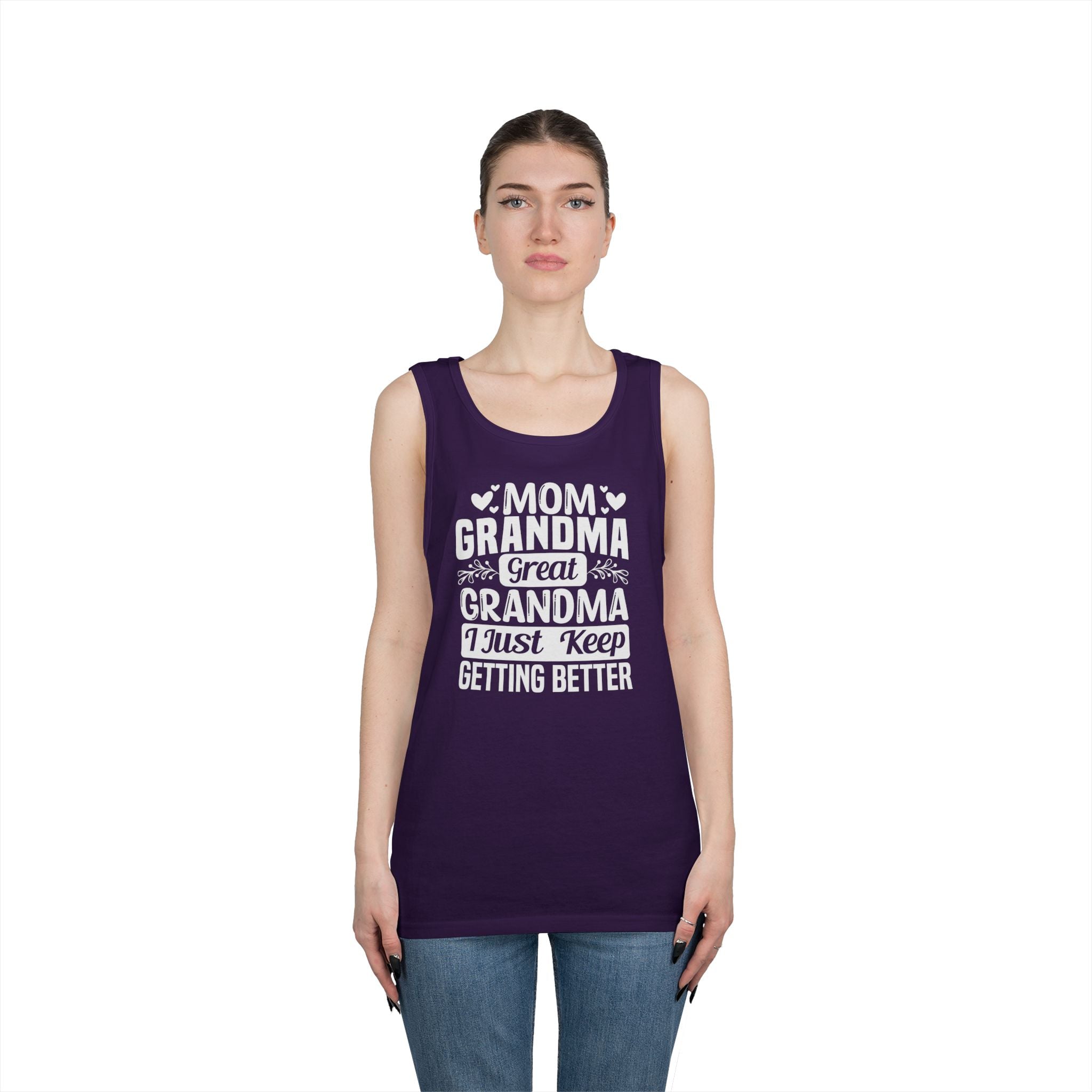Grandma Tank Top - Mom - Grandma - Great Grandma - I Just Keep Getting Better | Tank Top by atgodanddesigns