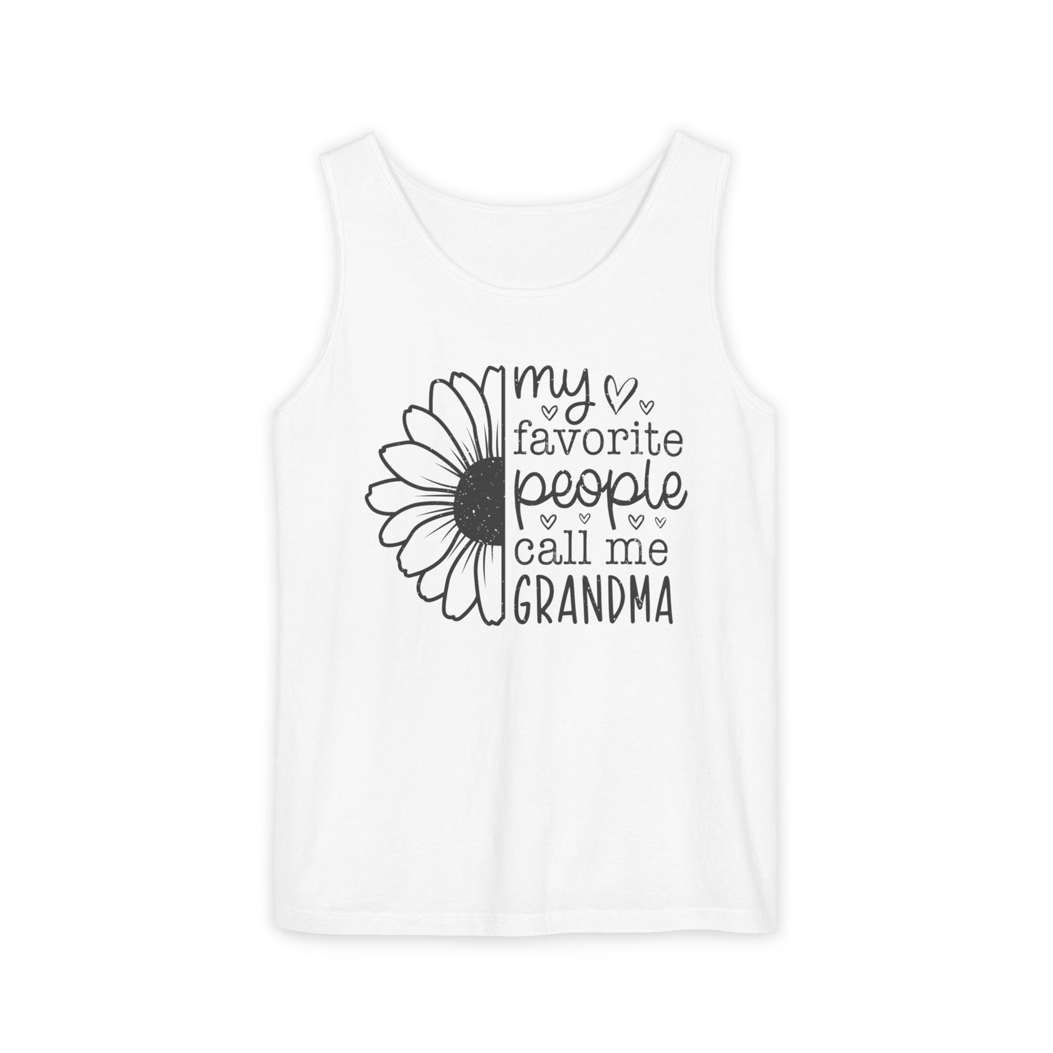 Grandma Tank Top - My Favorite People Call Me Grandma | Tank Top by atgodanddesigns