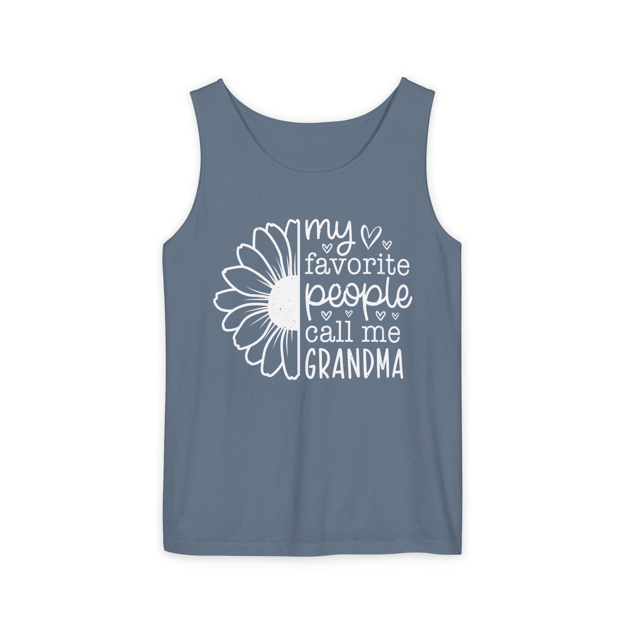 Grandma Tank Top - My Favorite People Call Me Grandma | Tank Top by atgodanddesigns