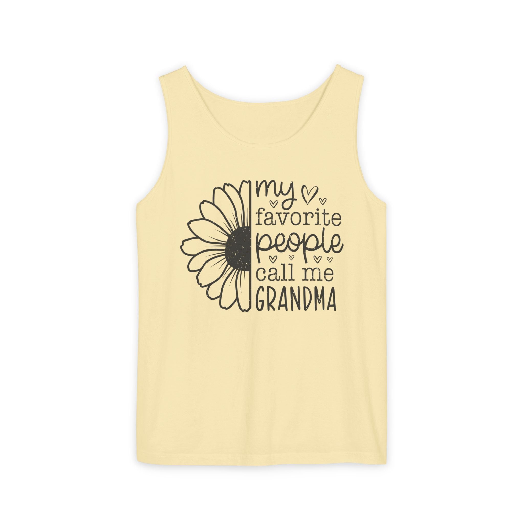 Grandma Tank Top - My Favorite People Call Me Grandma | Tank Top by atgodanddesigns