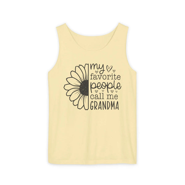 Grandma Tank Top - My Favorite People Call Me Grandma | Tank Top by atgodanddesigns