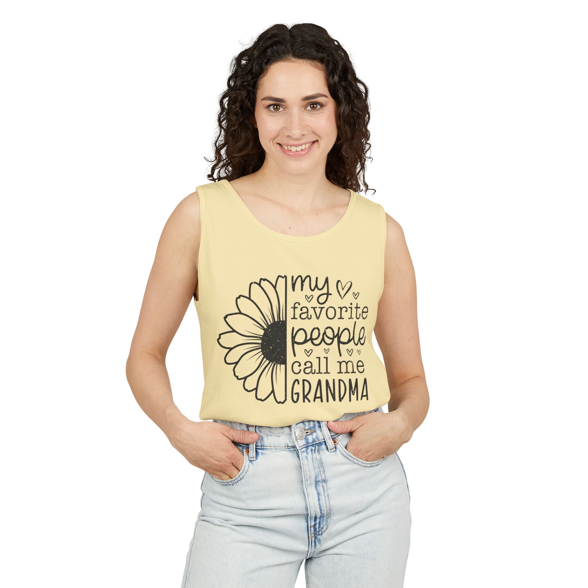 Grandma Tank Top - My Favorite People Call Me Grandma | Tank Top by atgodanddesigns
