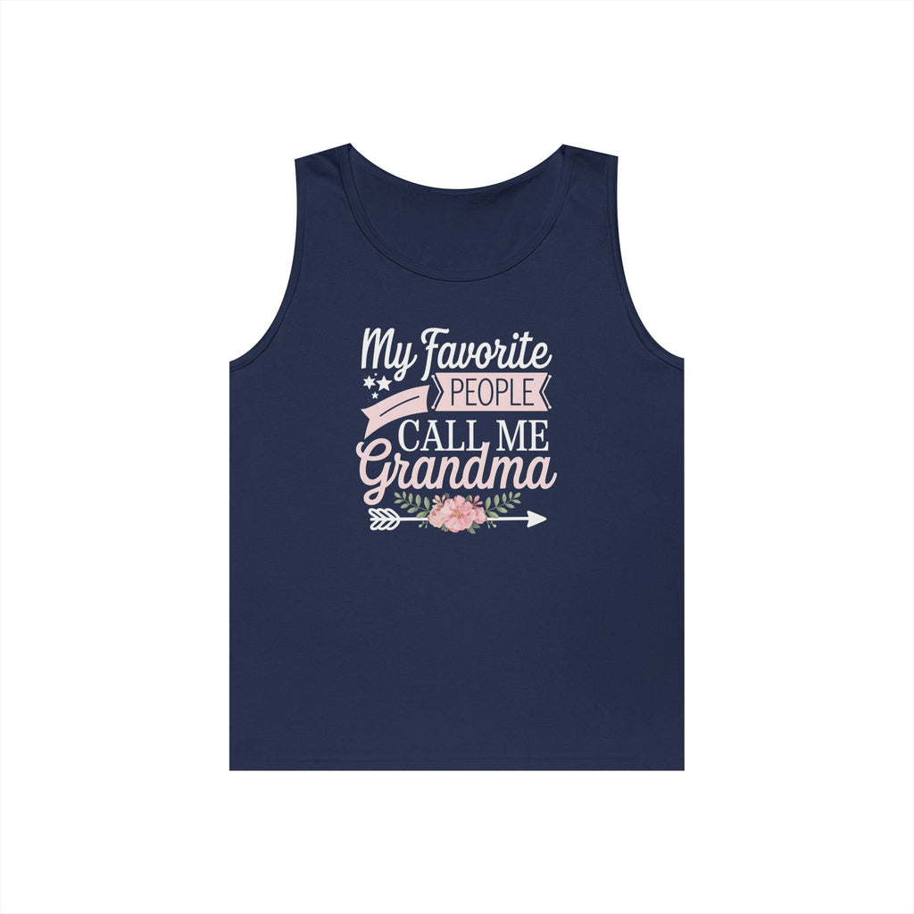 Grandma Tank Top - My Favorite People Call Me Grandma | Tank Top by atgodanddesigns