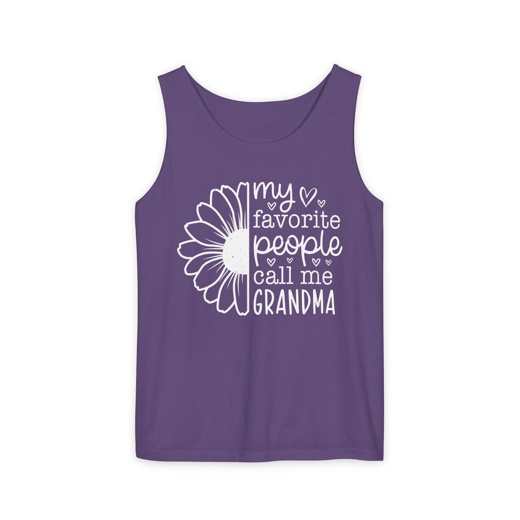 Grandma Tank Top - My Favorite People Call Me Grandma | Tank Top by atgodanddesigns