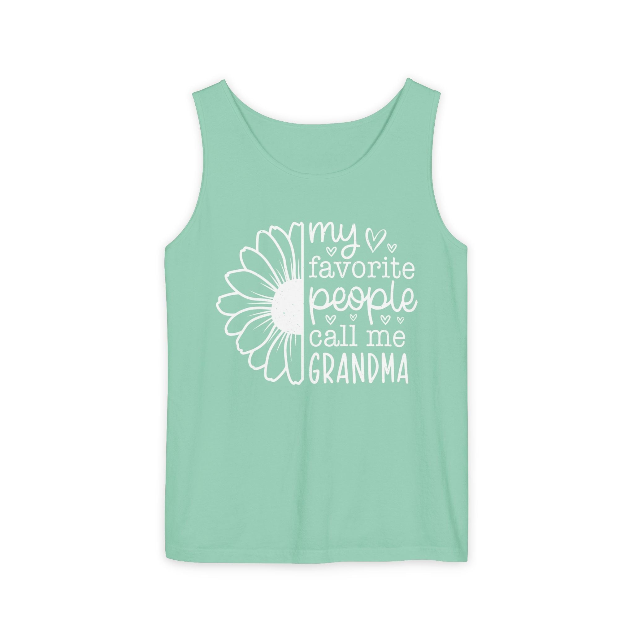 Grandma Tank Top - My Favorite People Call Me Grandma | Tank Top by atgodanddesigns