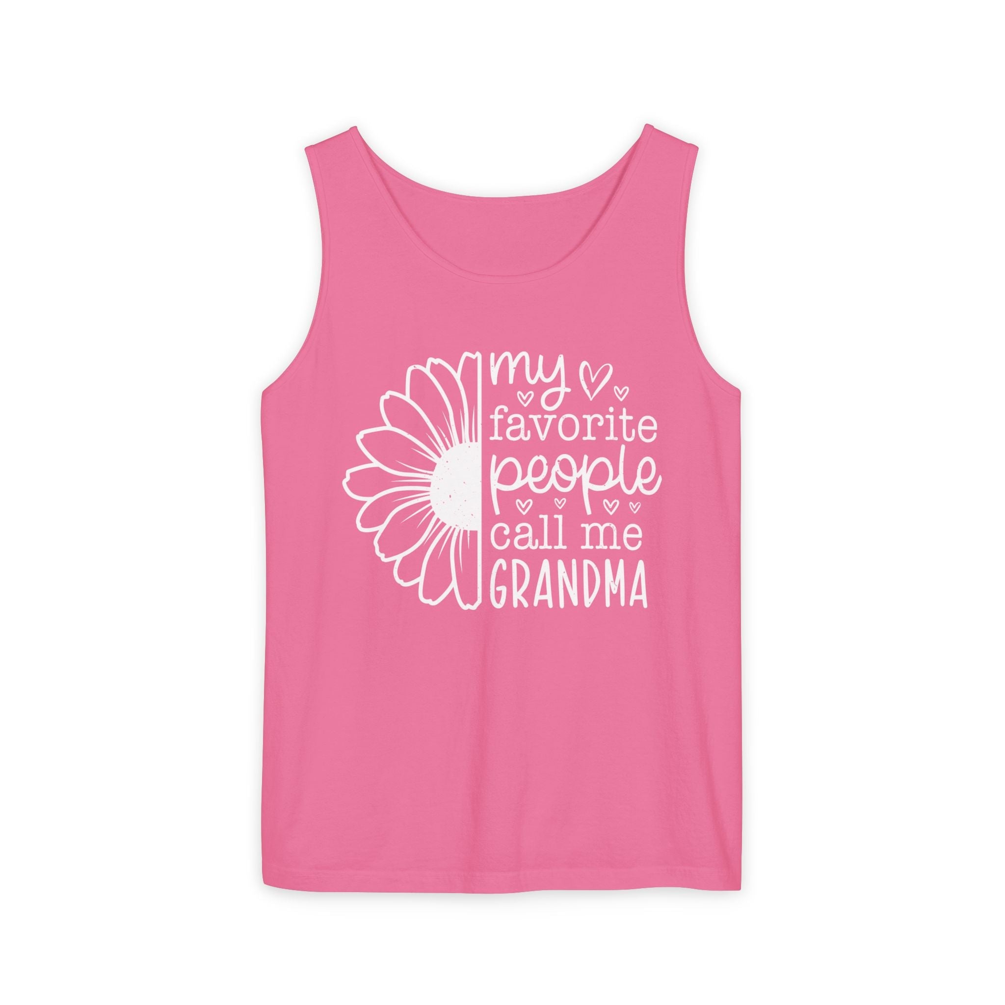 Grandma Tank Top - My Favorite People Call Me Grandma | Tank Top by atgodanddesigns