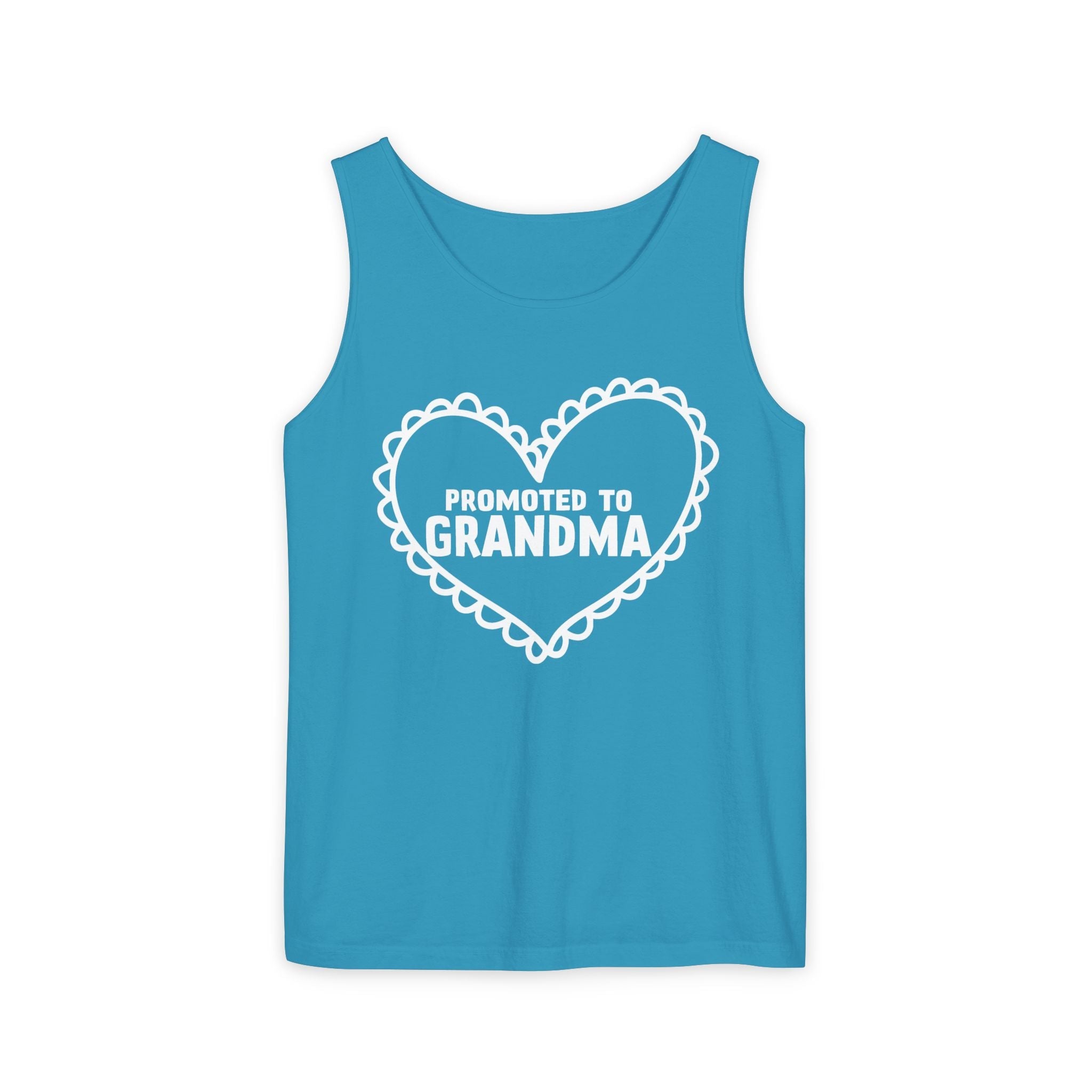 Grandma Tank Top - Promoted To Grandma | Tank Top by atgodanddesigns