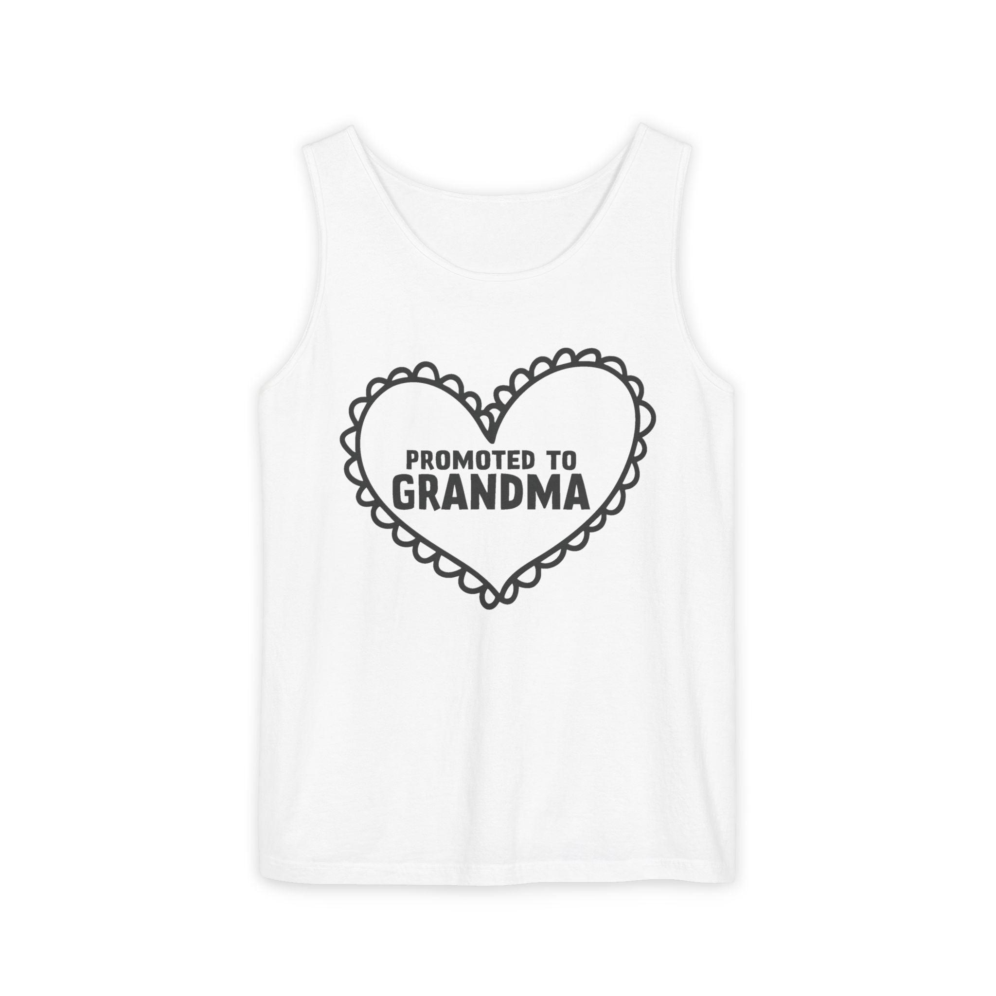 Grandma Tank Top - Promoted To Grandma | Tank Top by atgodanddesigns