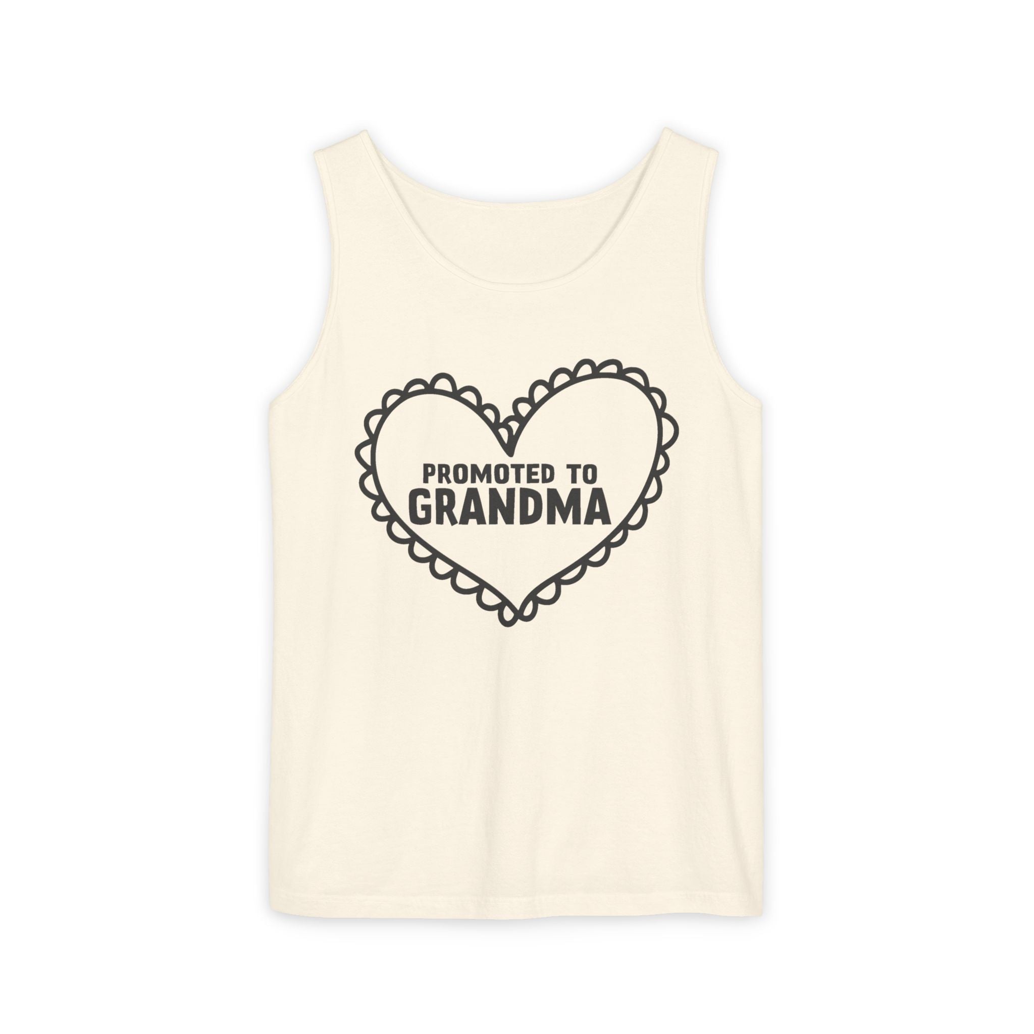 Grandma Tank Top - Promoted To Grandma | Tank Top by atgodanddesigns