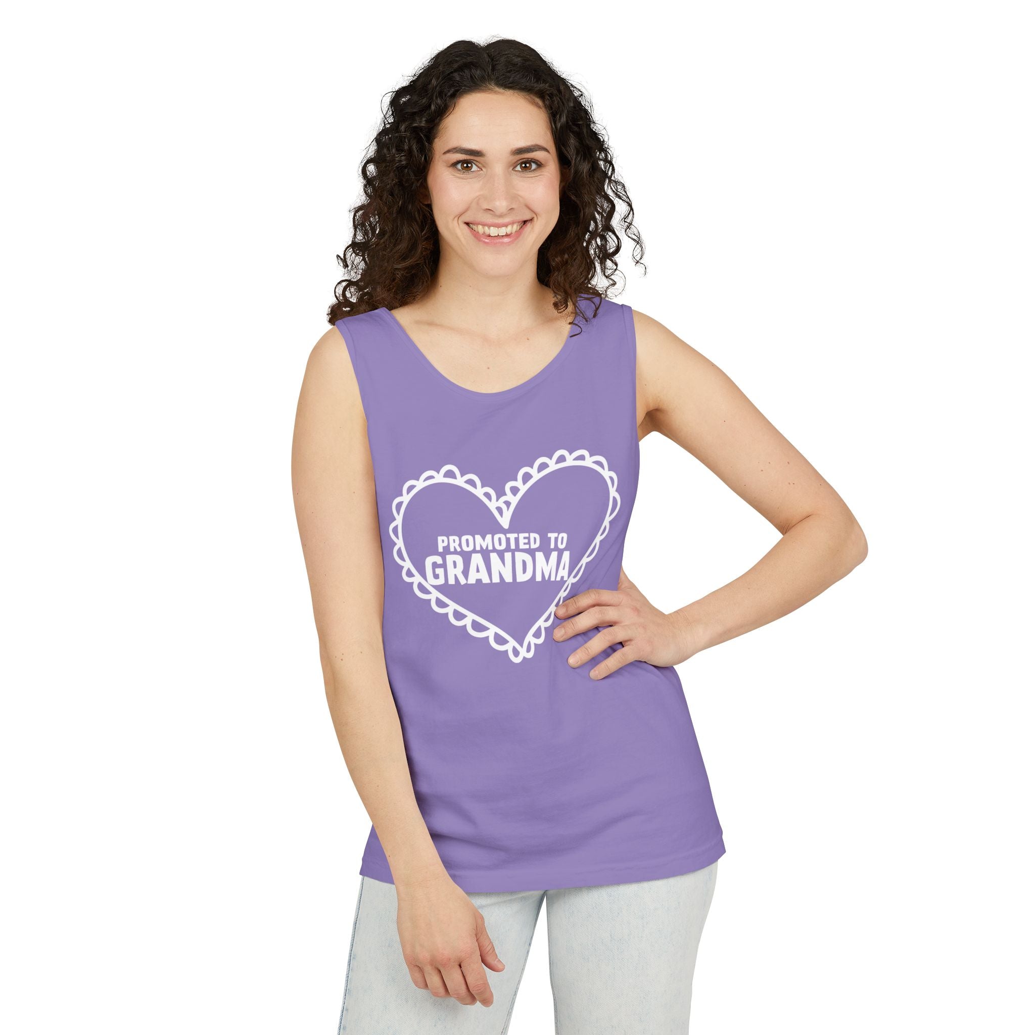 Grandma Tank Top - Promoted To Grandma | Tank Top by atgodanddesigns