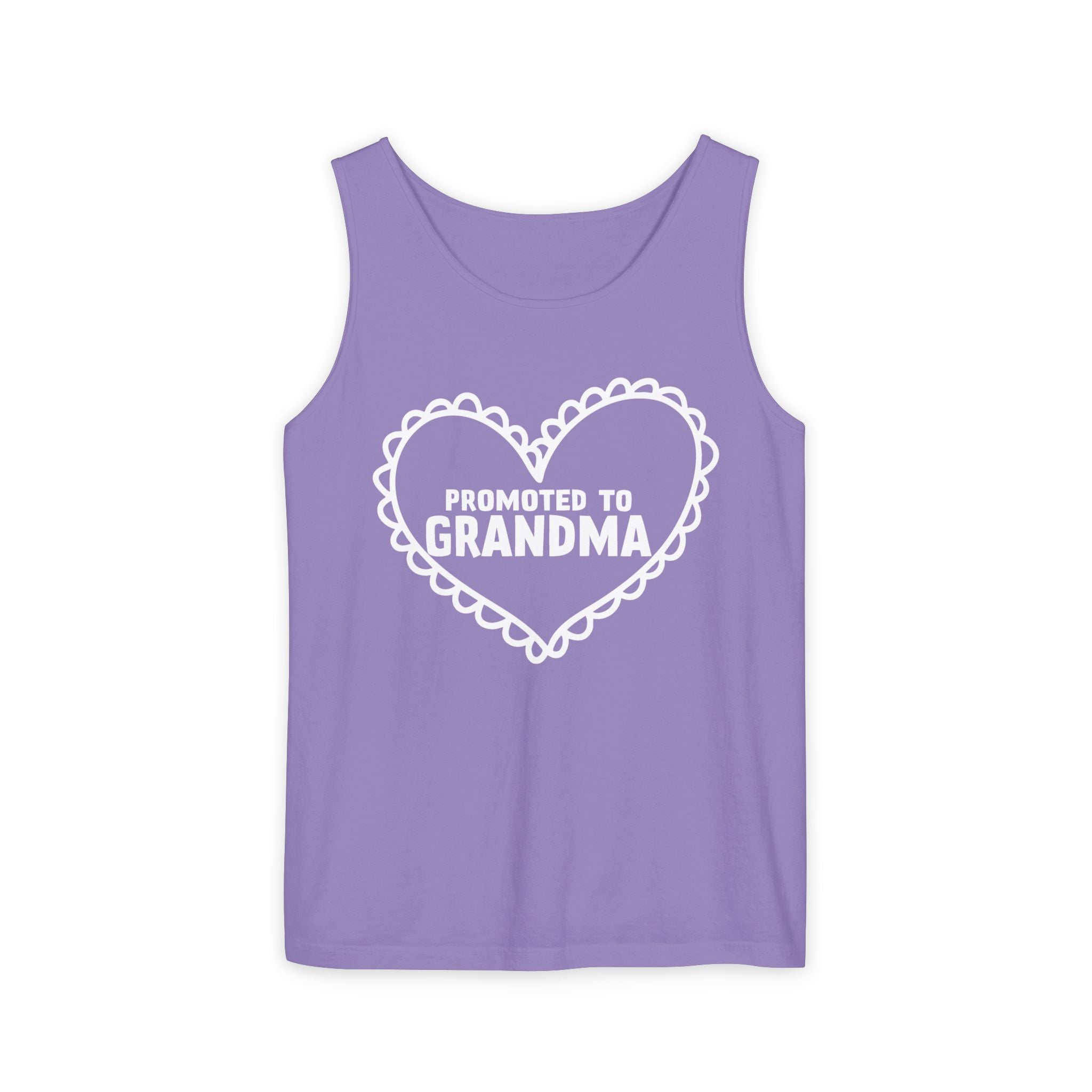Grandma Tank Top - Promoted To Grandma | Tank Top by atgodanddesigns