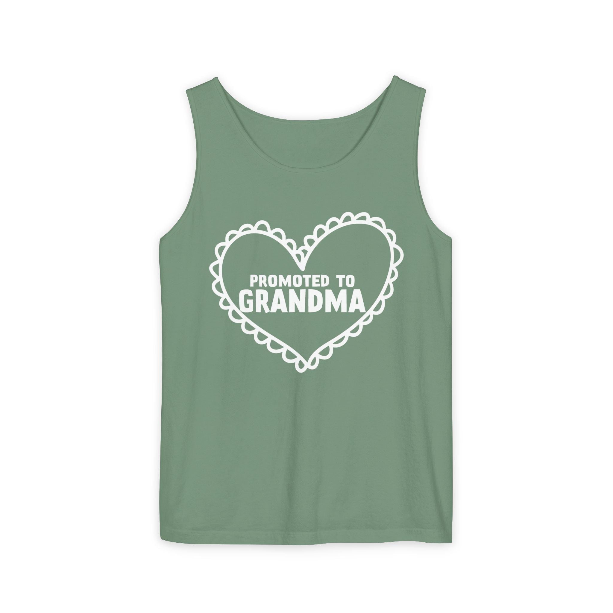 Grandma Tank Top - Promoted To Grandma | Tank Top by atgodanddesigns