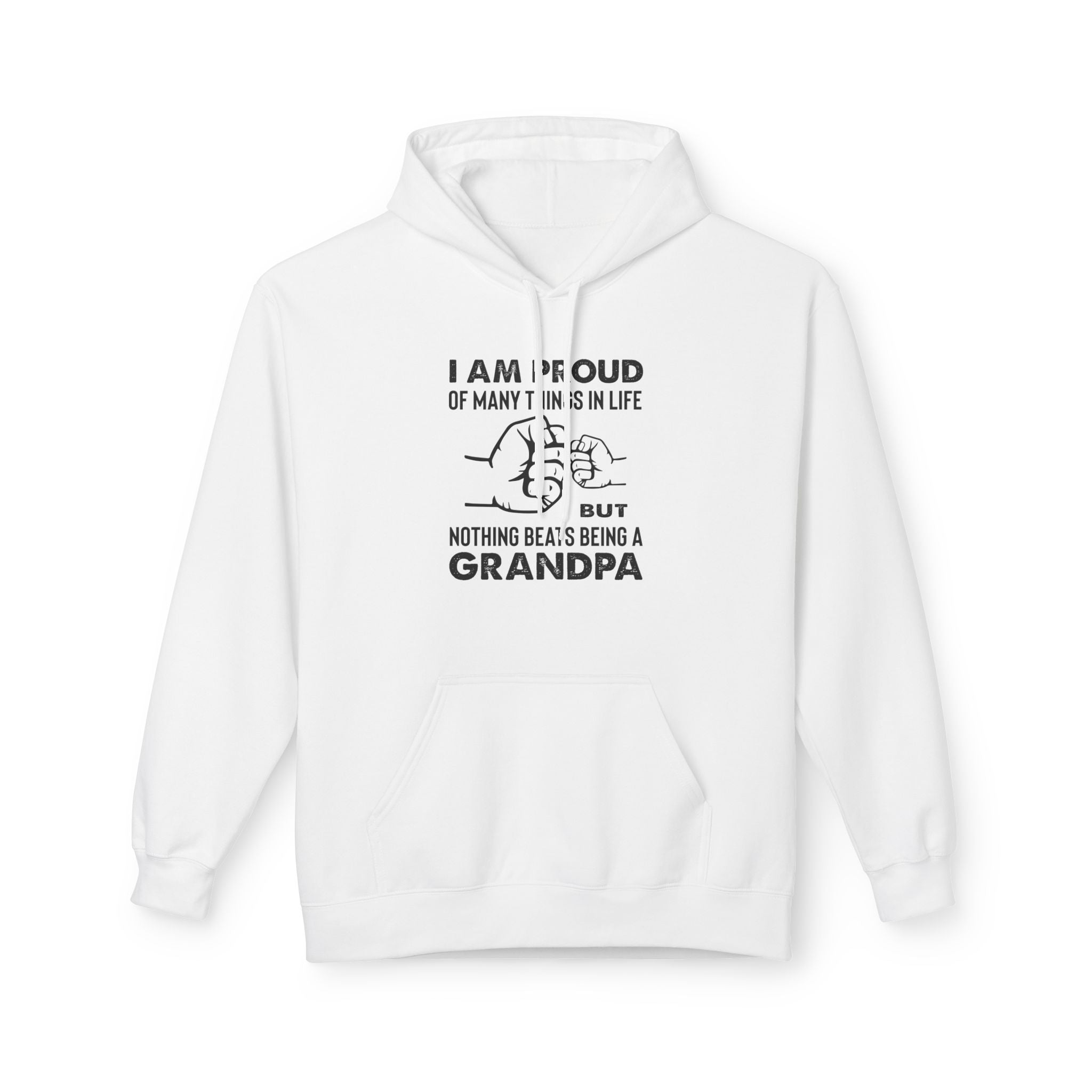 Grandpa Fleece Hoodie - I Am Proud Of Many Things | Hoodie by atgodanddesigns
