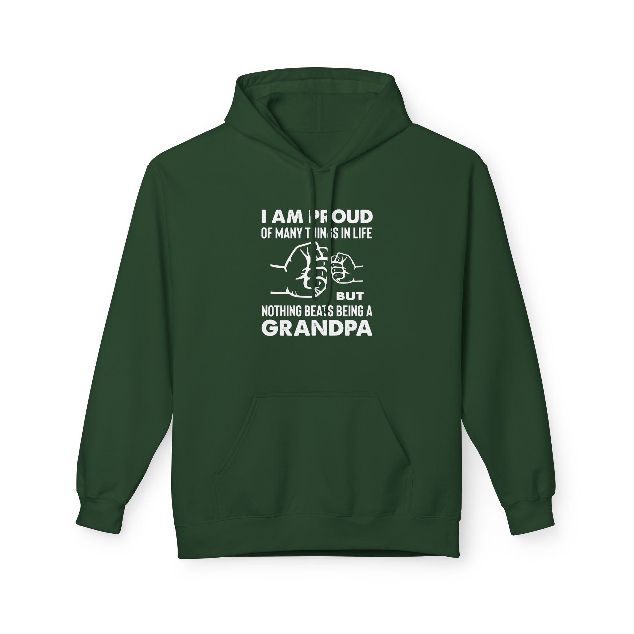 Grandpa Fleece Hoodie - I Am Proud Of Many Things | Hoodie by atgodanddesigns