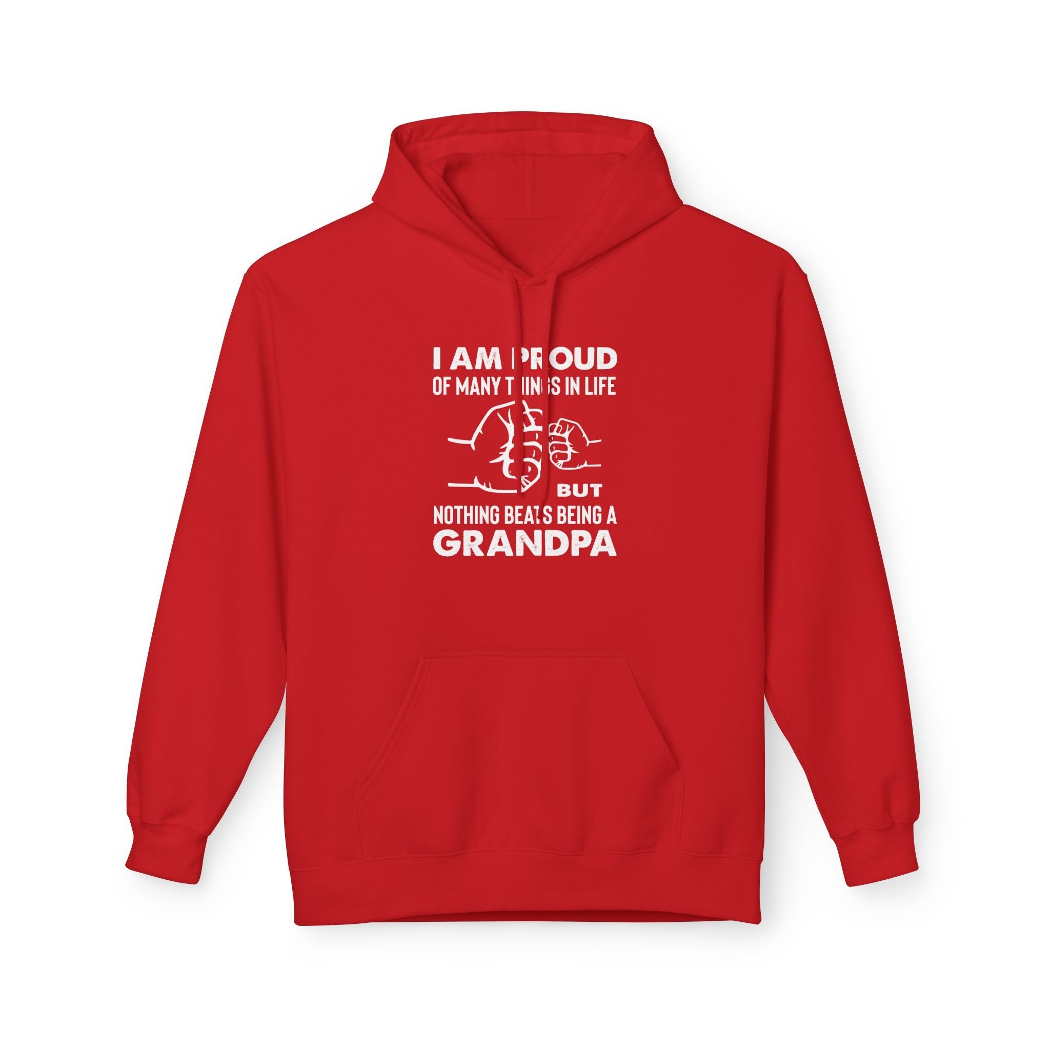 Grandpa Fleece Hoodie - I Am Proud Of Many Things | Hoodie by atgodanddesigns