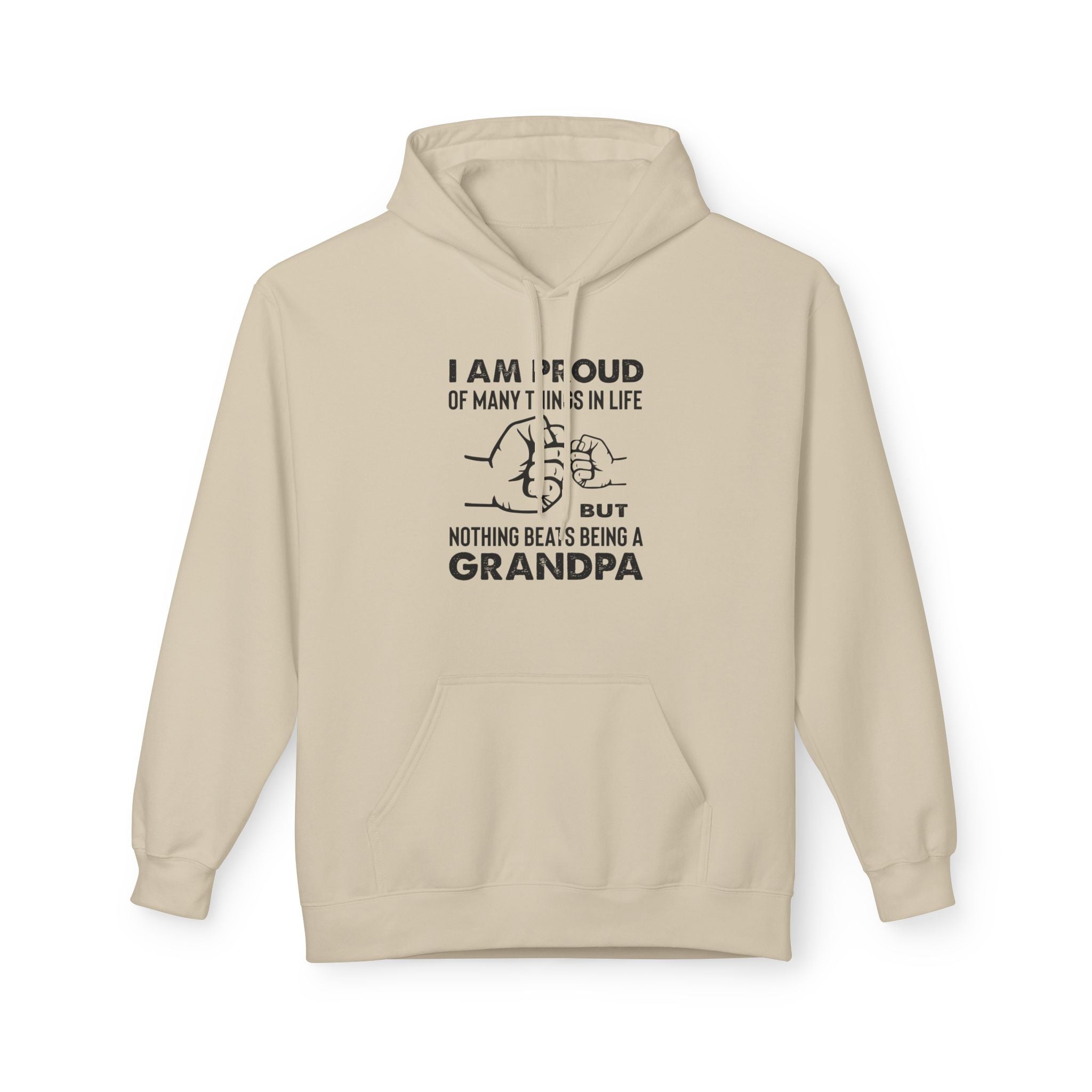 Grandpa Fleece Hoodie - I Am Proud Of Many Things | Hoodie by atgodanddesigns