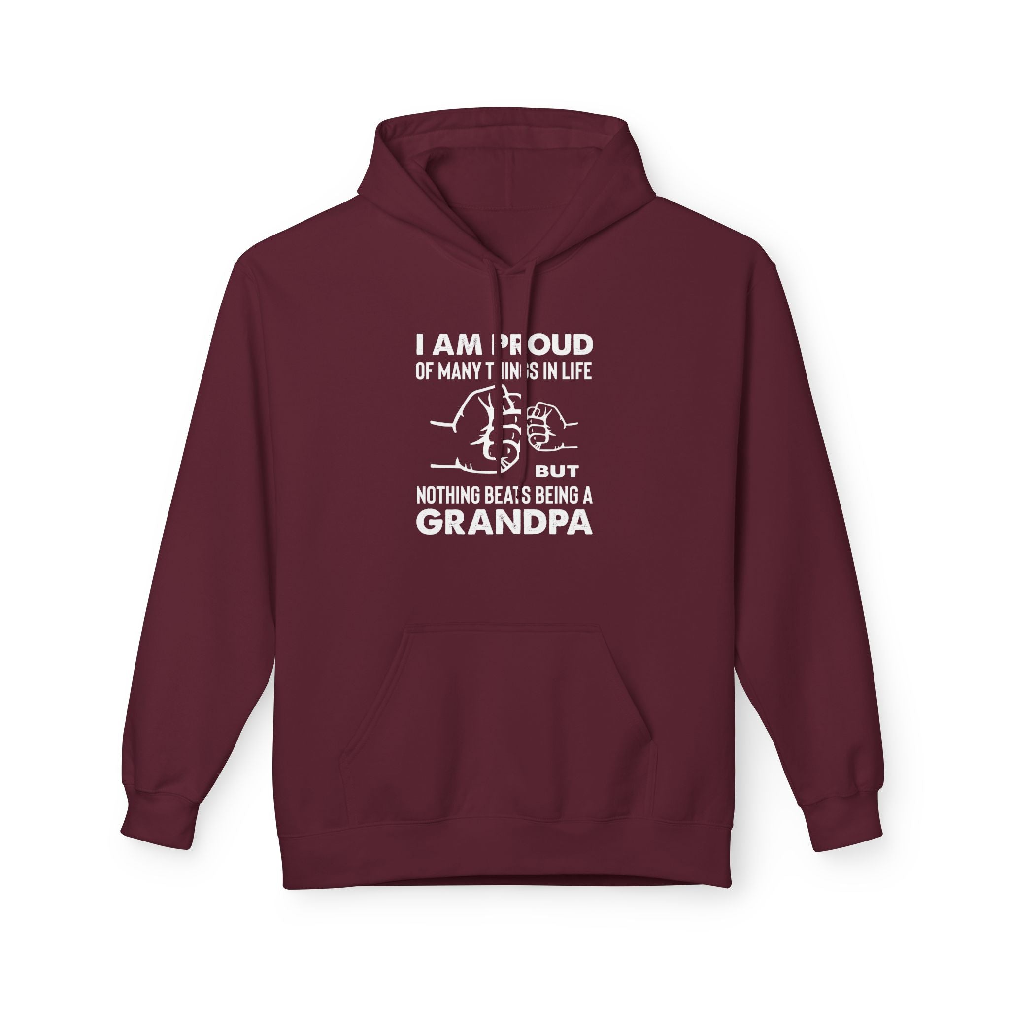 Grandpa Fleece Hoodie - I Am Proud Of Many Things | Hoodie by atgodanddesigns