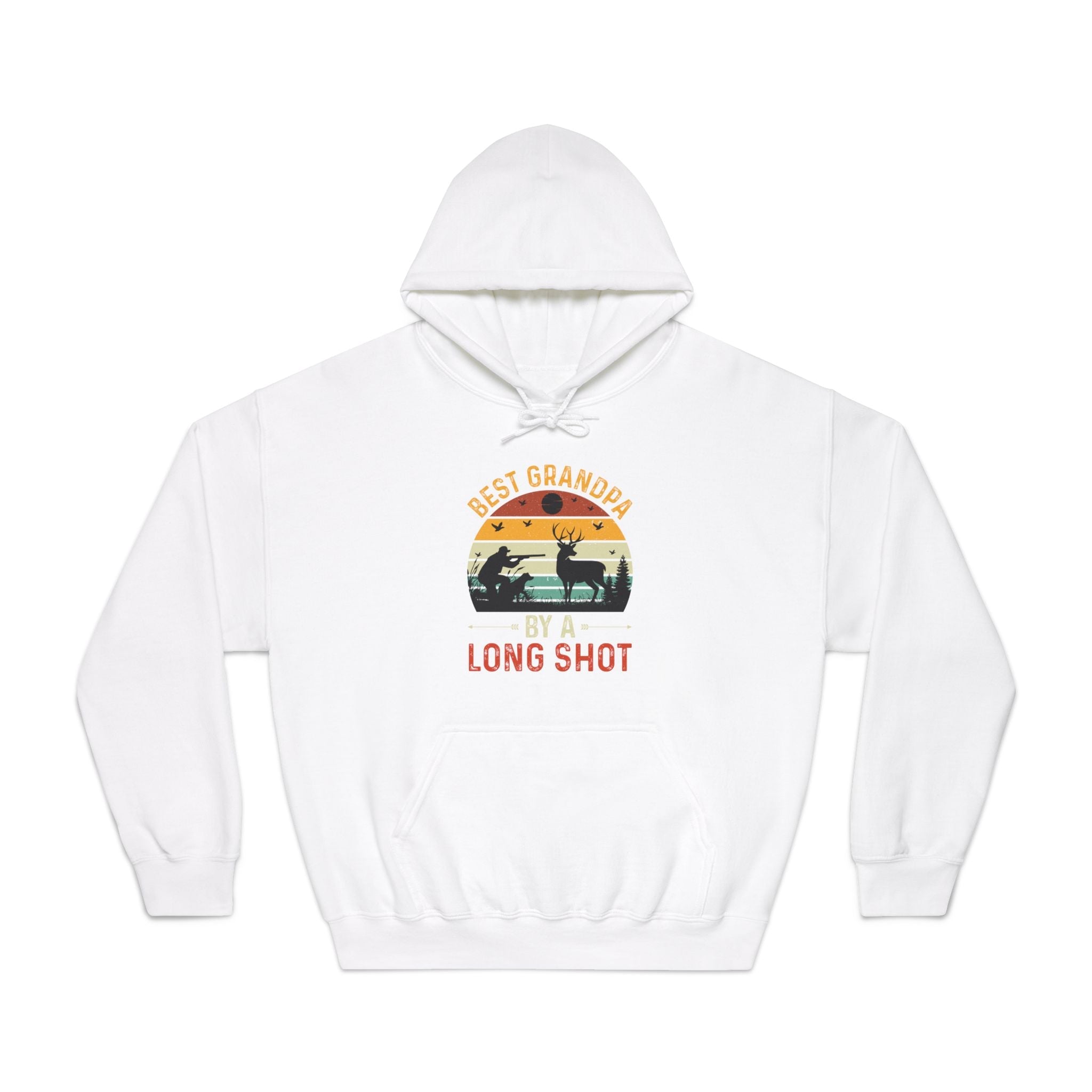 Grandpa Hooded Sweatshirt - Best Grandpa By A Long Shot | Hoodie by atgodanddesigns
