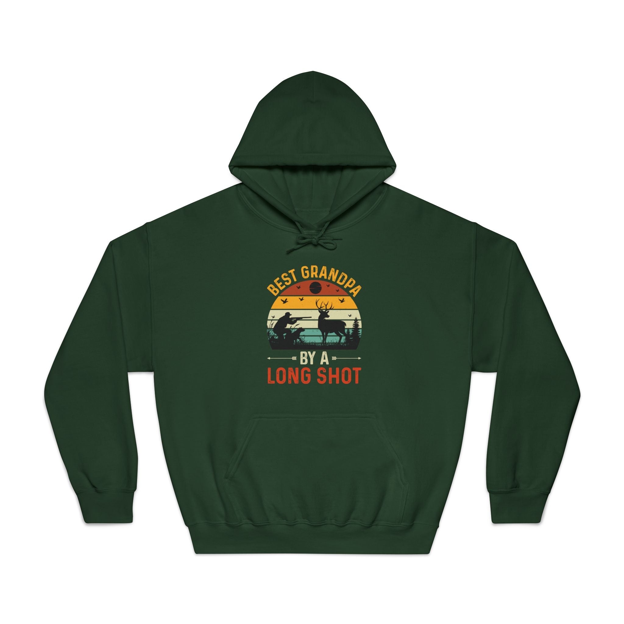 Grandpa Hooded Sweatshirt - Best Grandpa By A Long Shot | Hoodie by atgodanddesigns