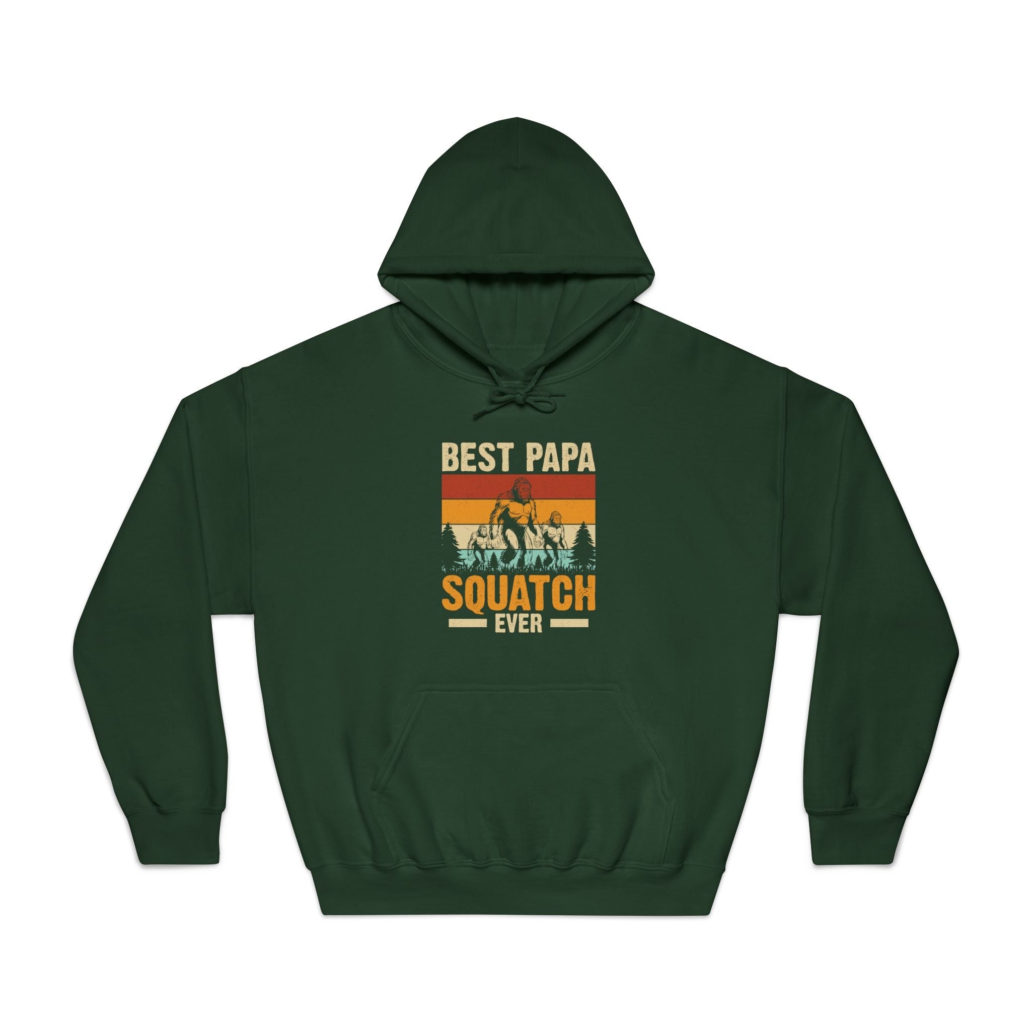 Grandpa Hooded Sweatshirt - Best Papa Squatch Ever | Hoodie by atgodanddesigns