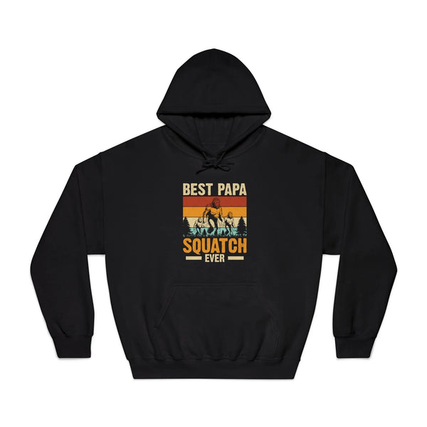 Grandpa Hooded Sweatshirt - Best Papa Squatch Ever | Hoodie by atgodanddesigns